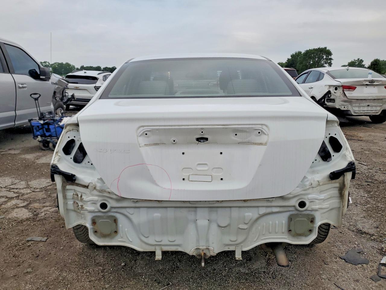 2012 Honda Civic Exl White vin: 2HGFB2F95CH322740