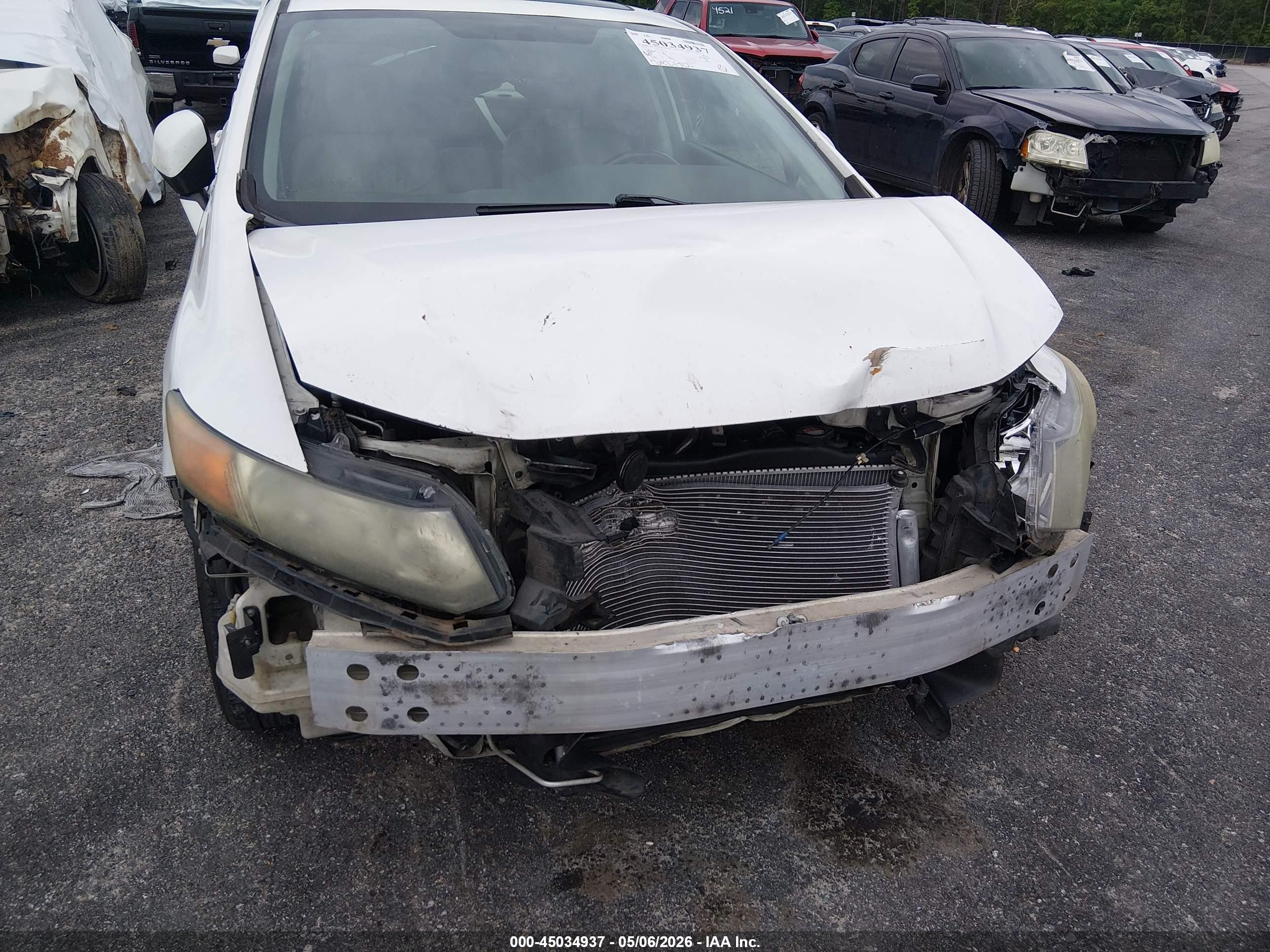 2012 Honda Civic Ex-l White vin: 2HGFB2F95CH322768