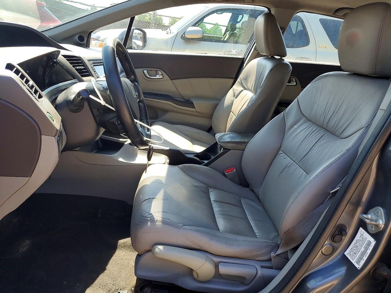 2012 Honda Civic Exl Gray vin: 2HGFB2F95CH531069