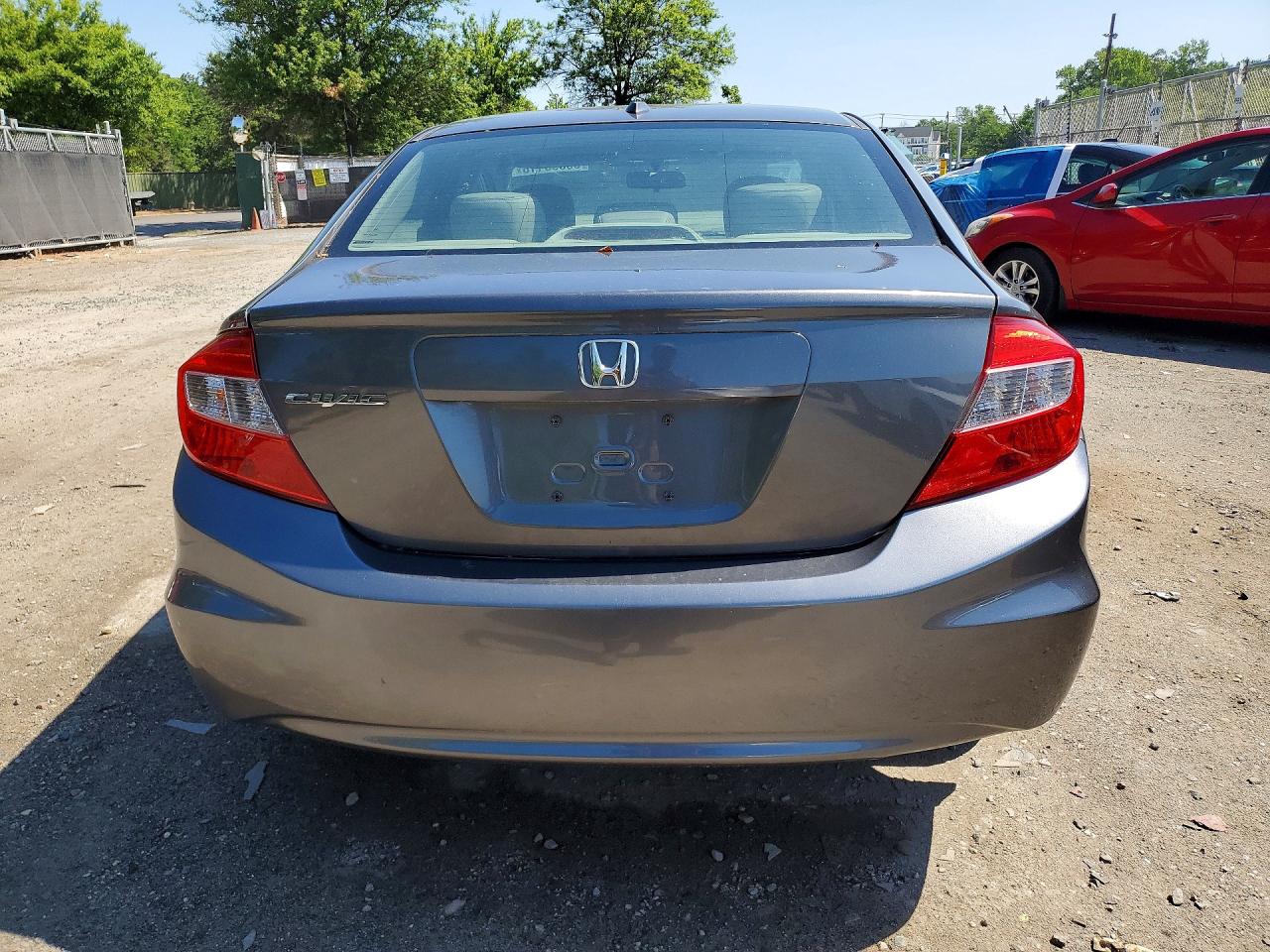 2012 Honda Civic Exl Gray vin: 2HGFB2F95CH531069