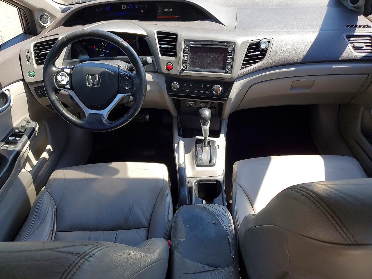 2012 Honda Civic Exl Gray vin: 2HGFB2F95CH531069