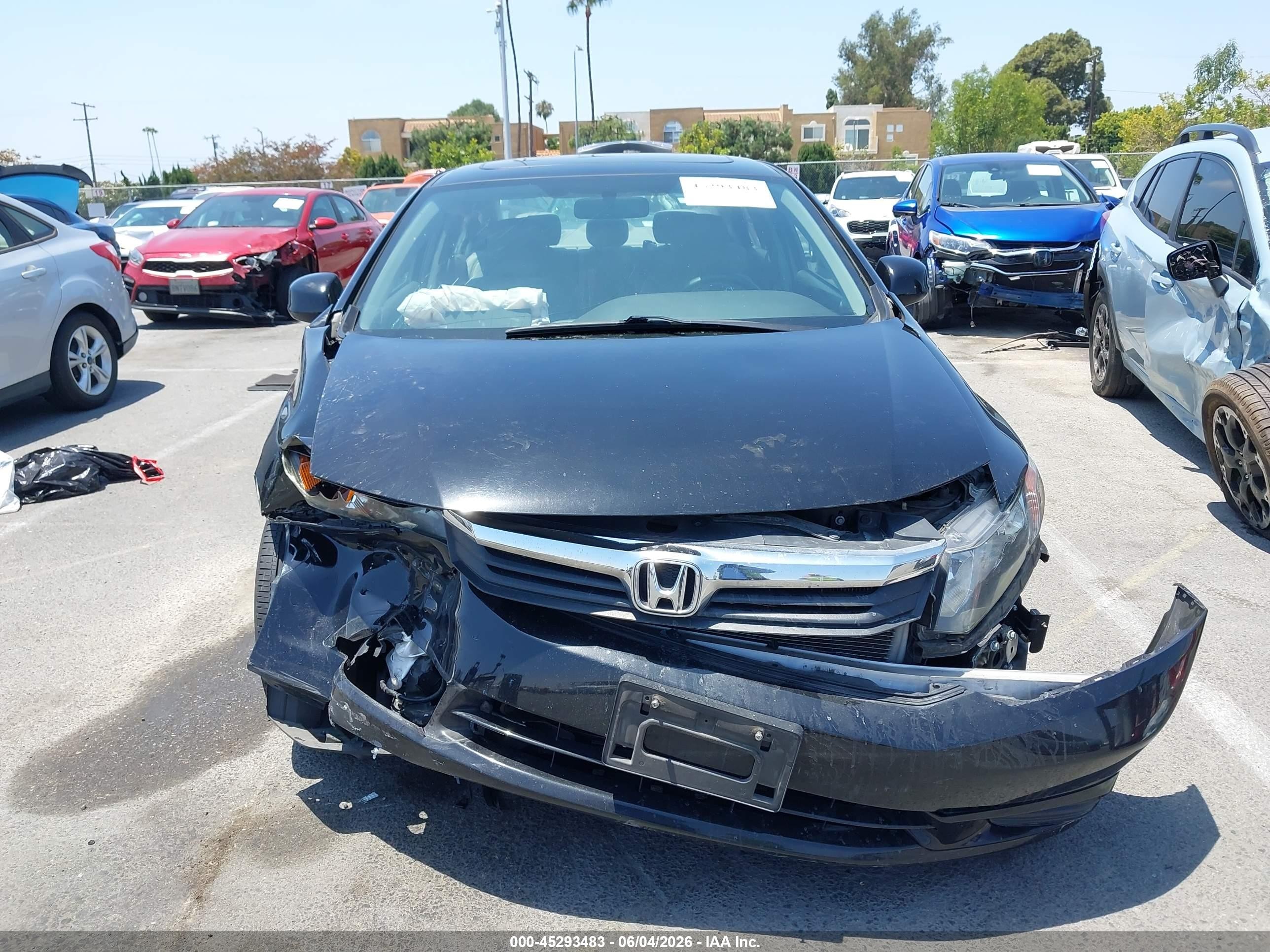 2012 Honda Civic Ex-l Black vin: 2HGFB2F95CH533209