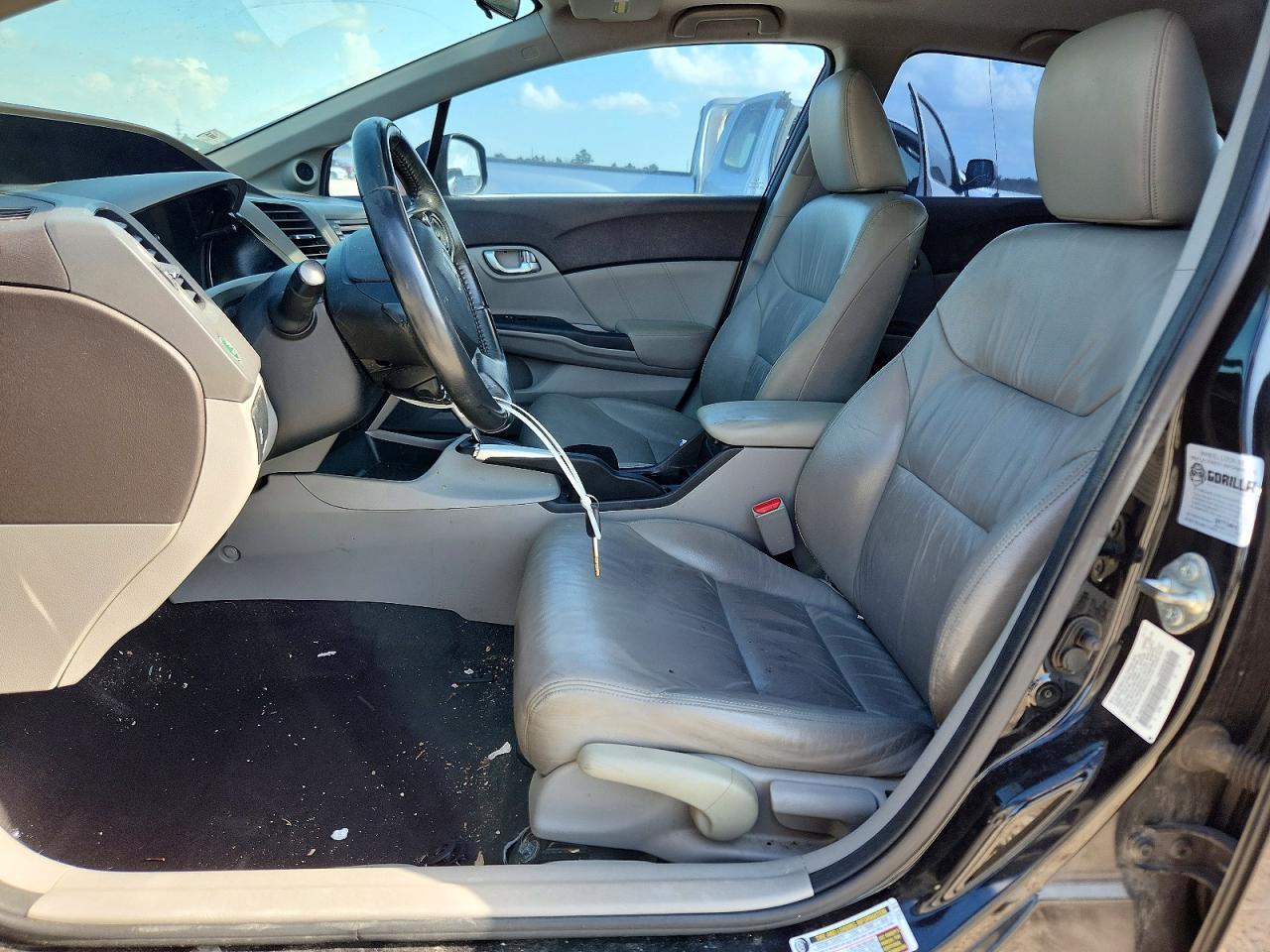 2012 Honda Civic Exl Черный vin: 2HGFB2F95CH540452