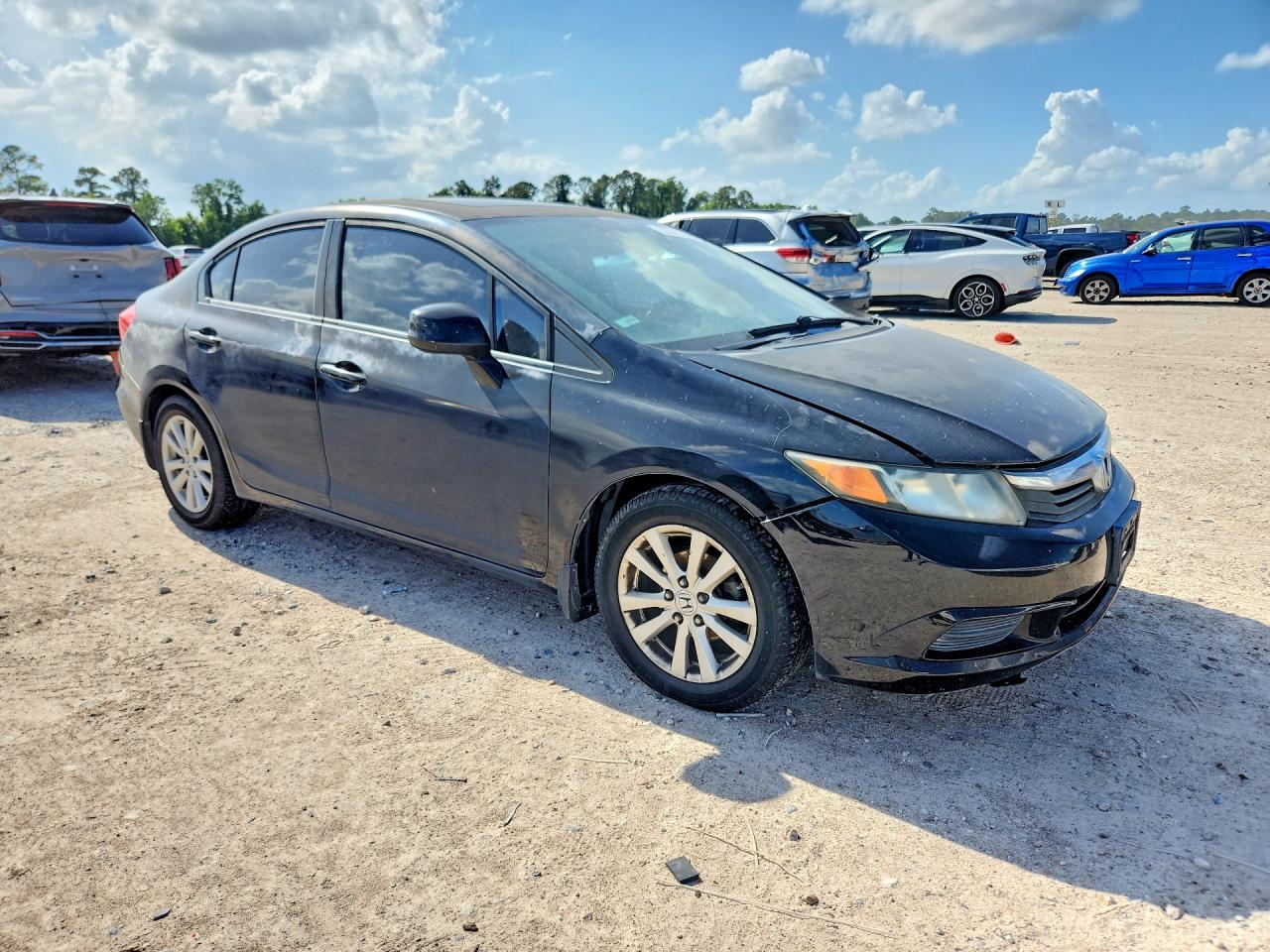 2012 Honda Civic Exl Черный vin: 2HGFB2F95CH540452