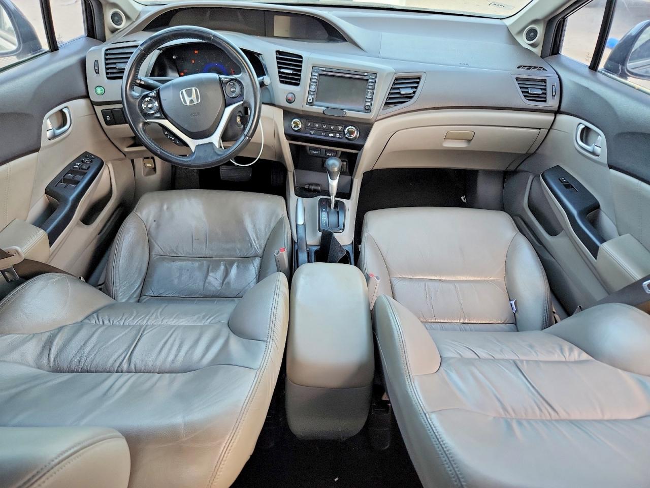 2012 Honda Civic Exl Черный vin: 2HGFB2F95CH540452