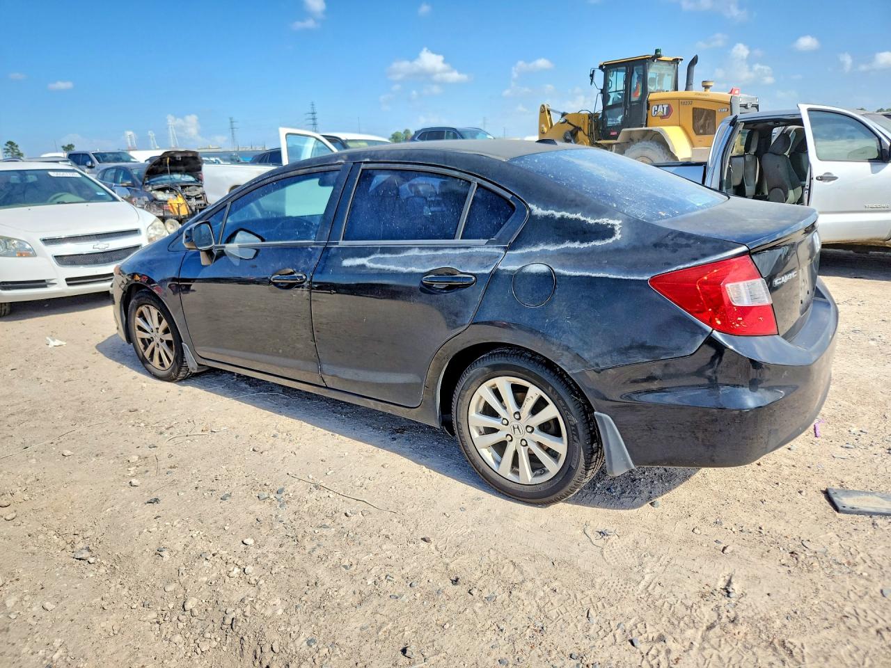 2012 Honda Civic Exl Черный vin: 2HGFB2F95CH540452