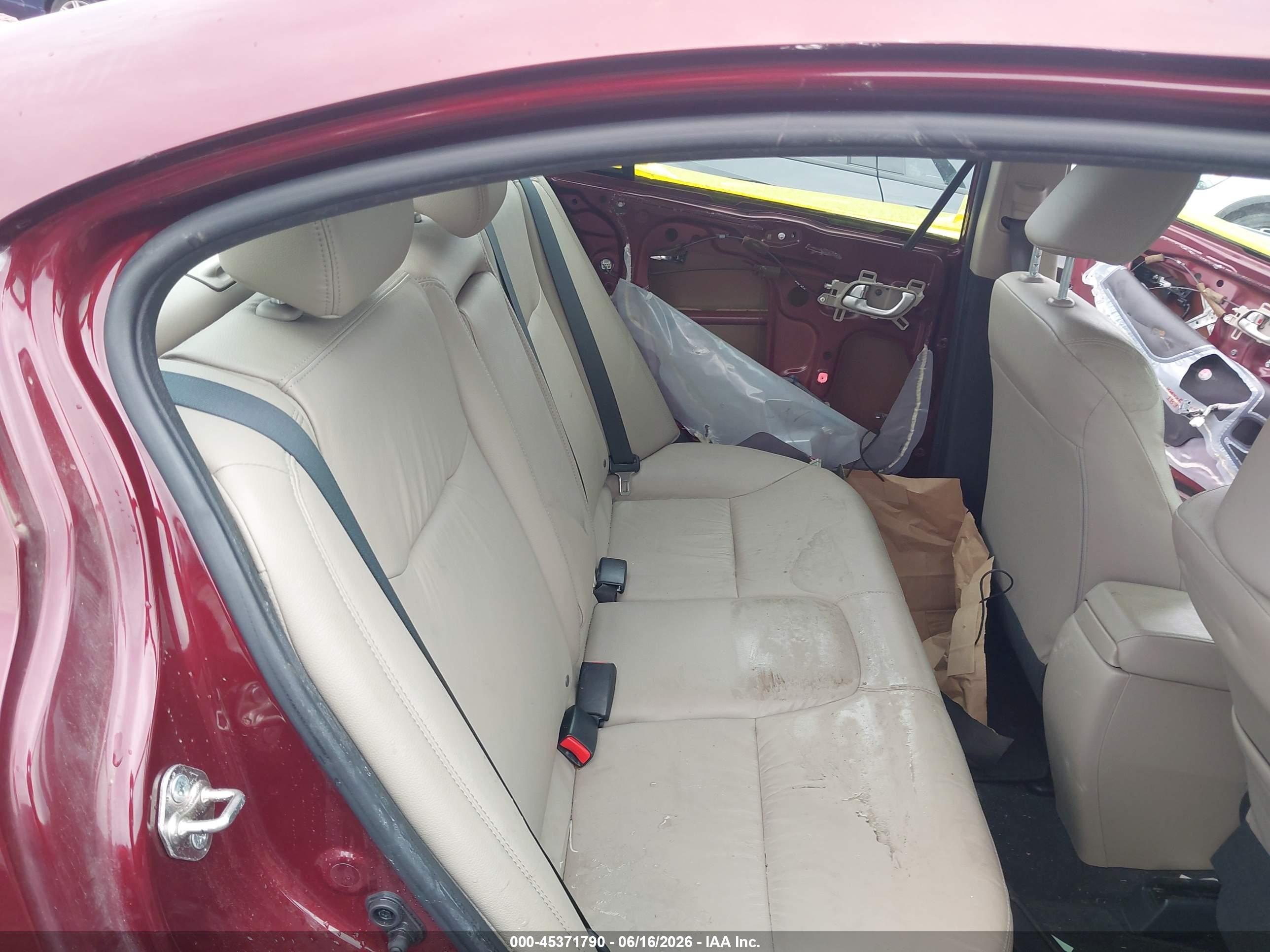 2015 Honda Civic Ex-l Maroon vin: 2HGFB2F95FH504734