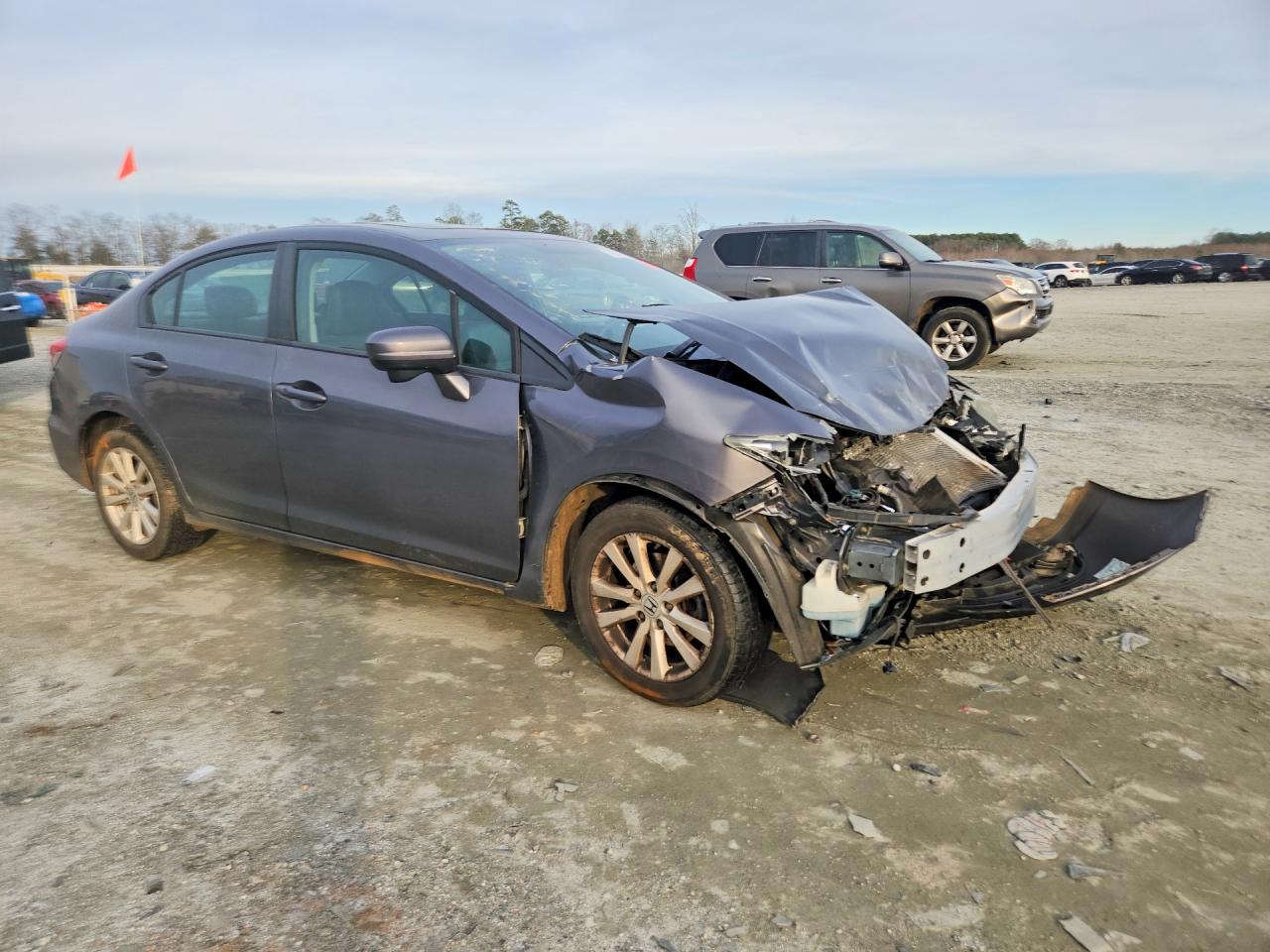 2015 Honda Civic Exl Gray vin: 2HGFB2F95FH532677