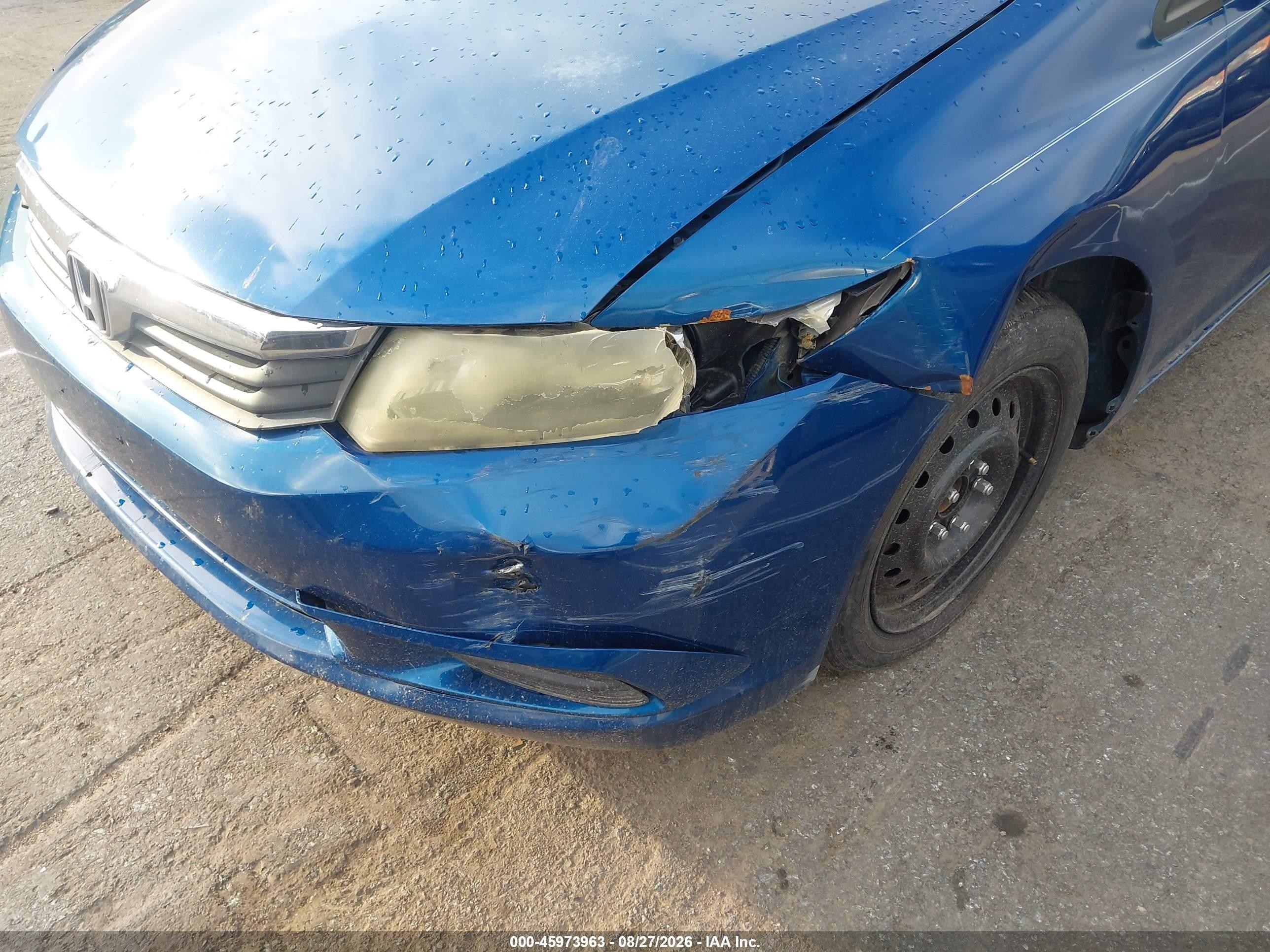 2012 Honda Civic Ex-l Синий vin: 2HGFB2F96CH512966