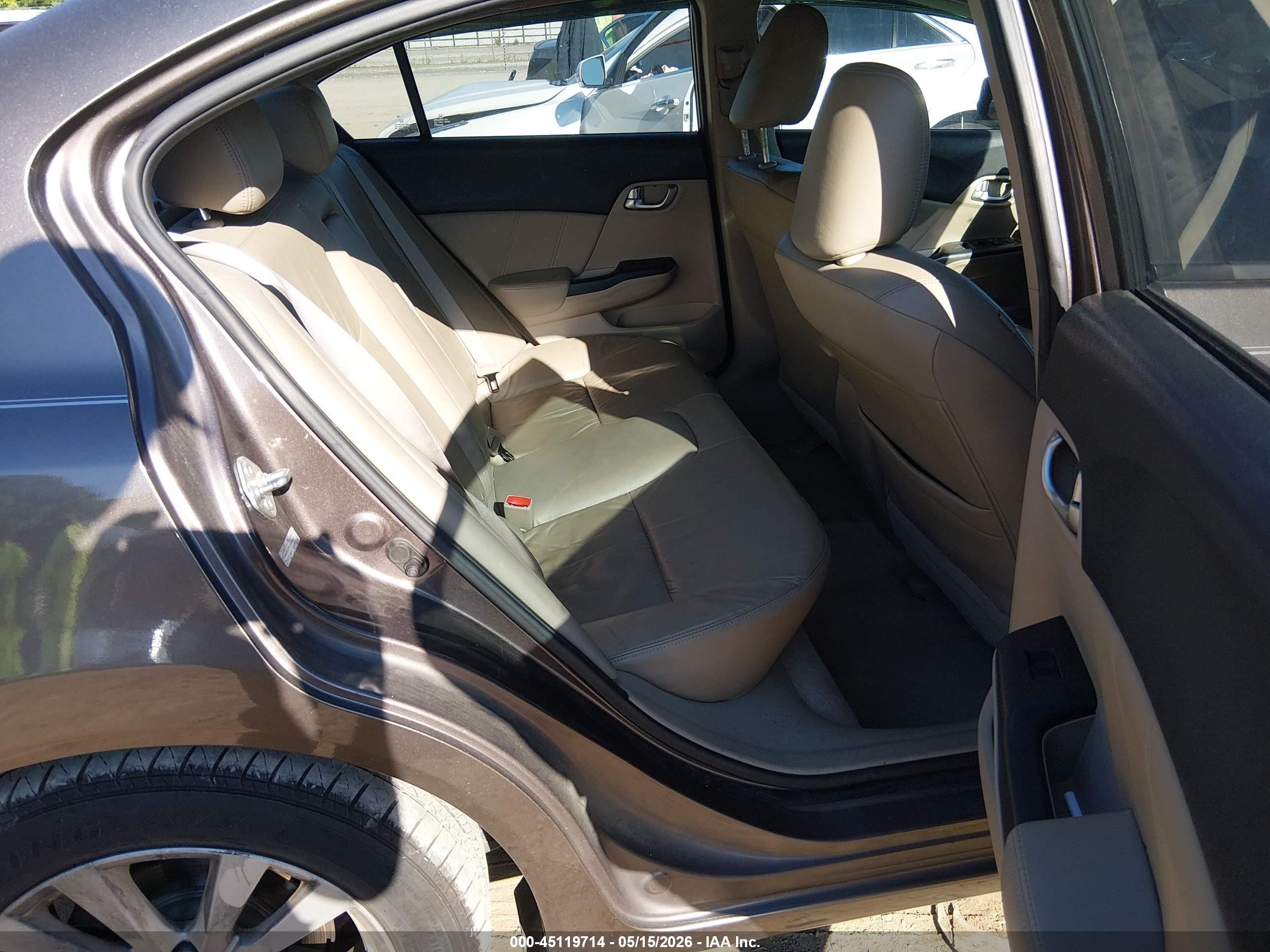 2012 Honda Civic Ex-l Pewter vin: 2HGFB2F96CH518427