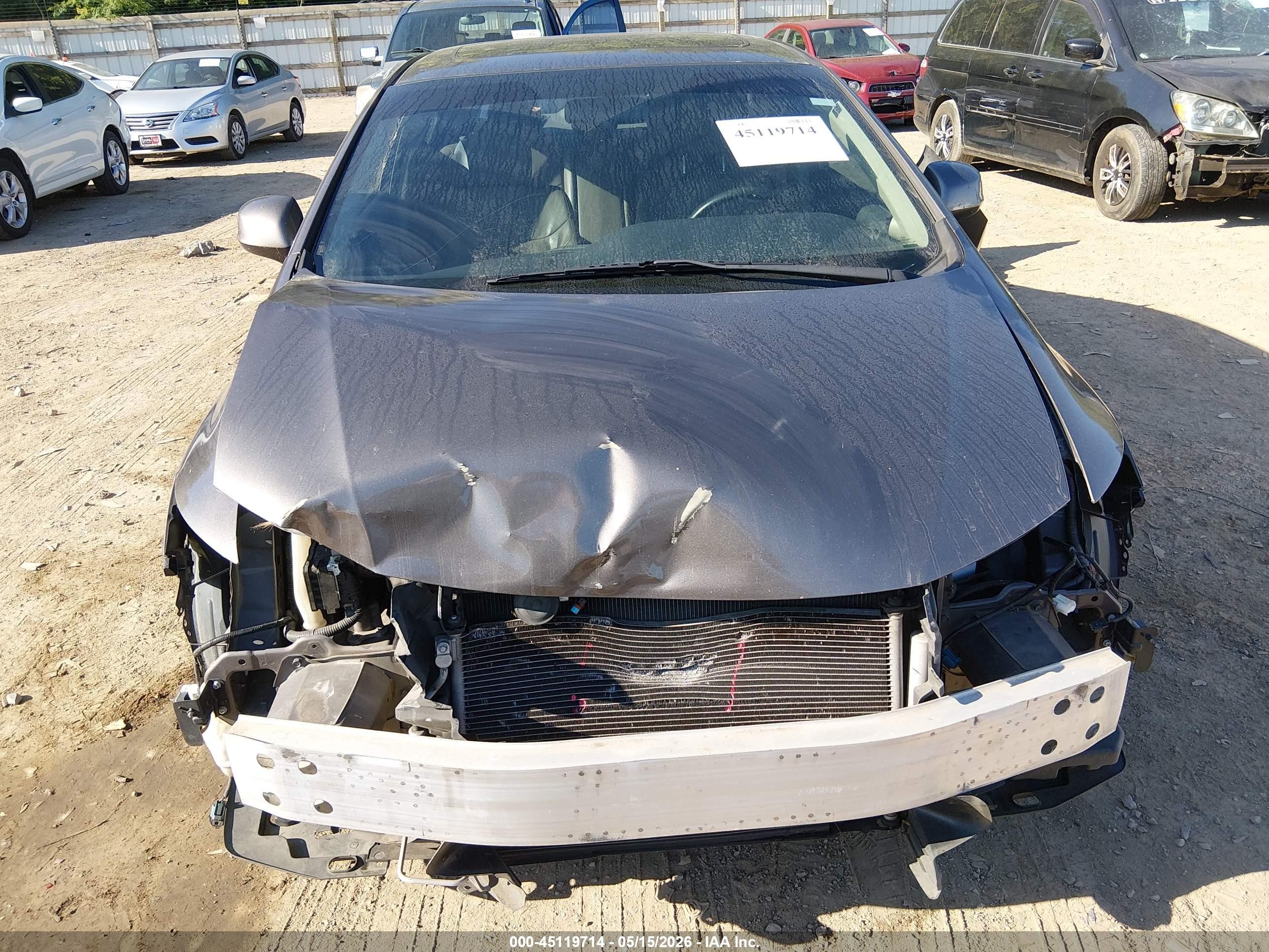 2012 Honda Civic Ex-l Pewter vin: 2HGFB2F96CH518427