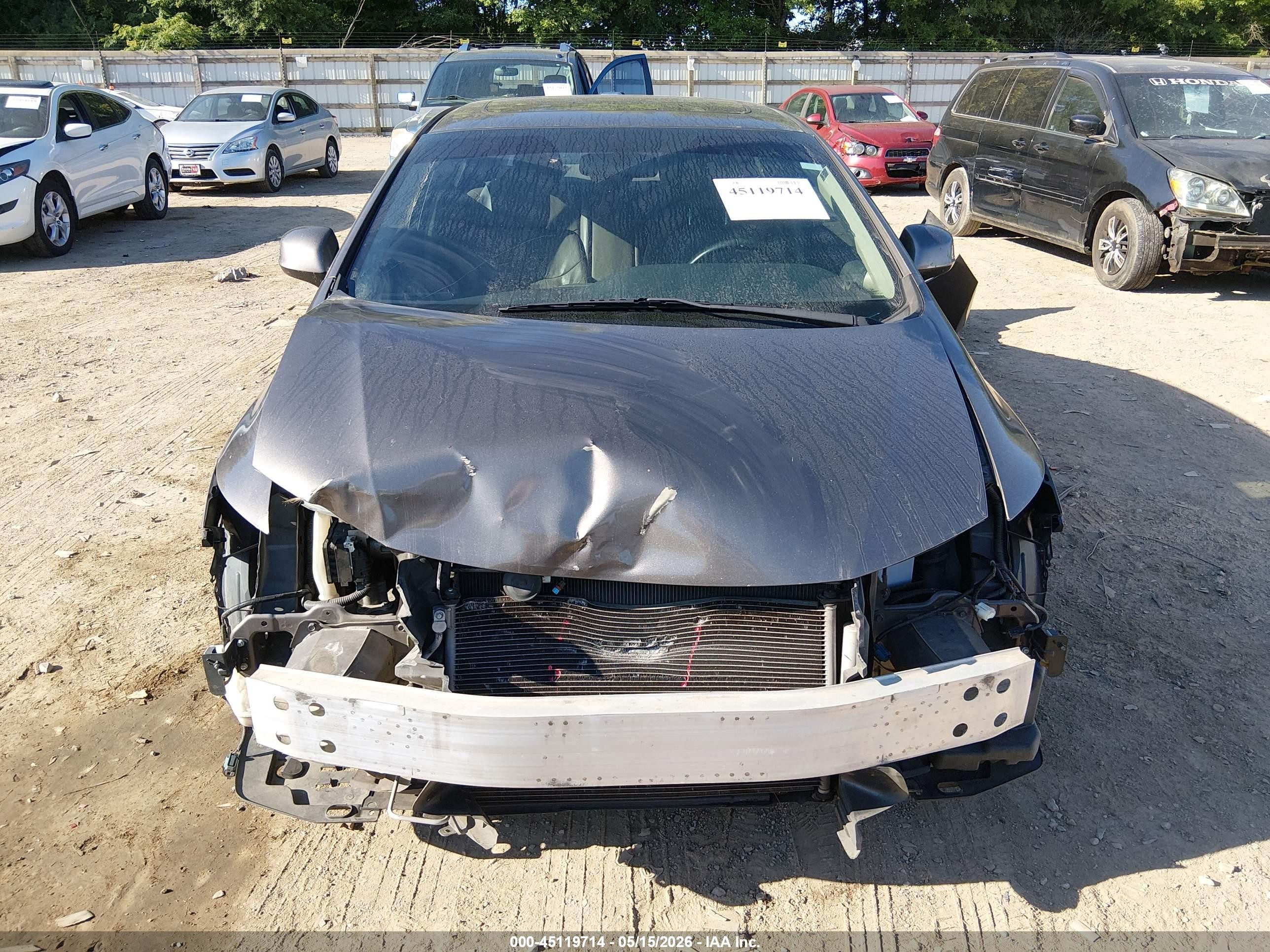 2012 Honda Civic Ex-l Pewter vin: 2HGFB2F96CH518427