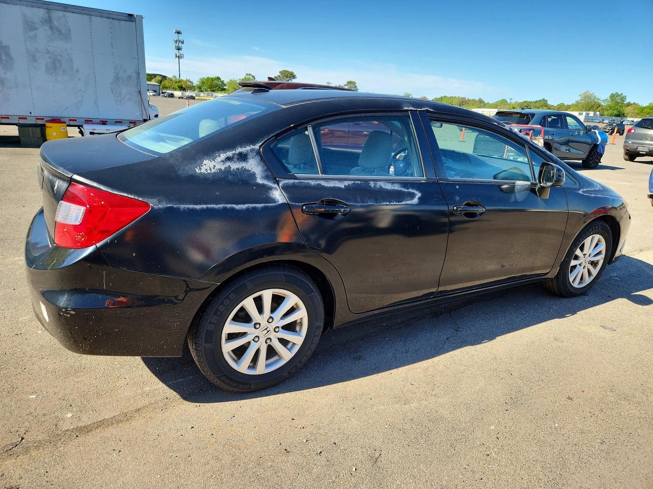 2012 Honda Civic Exl Black vin: 2HGFB2F96CH541089