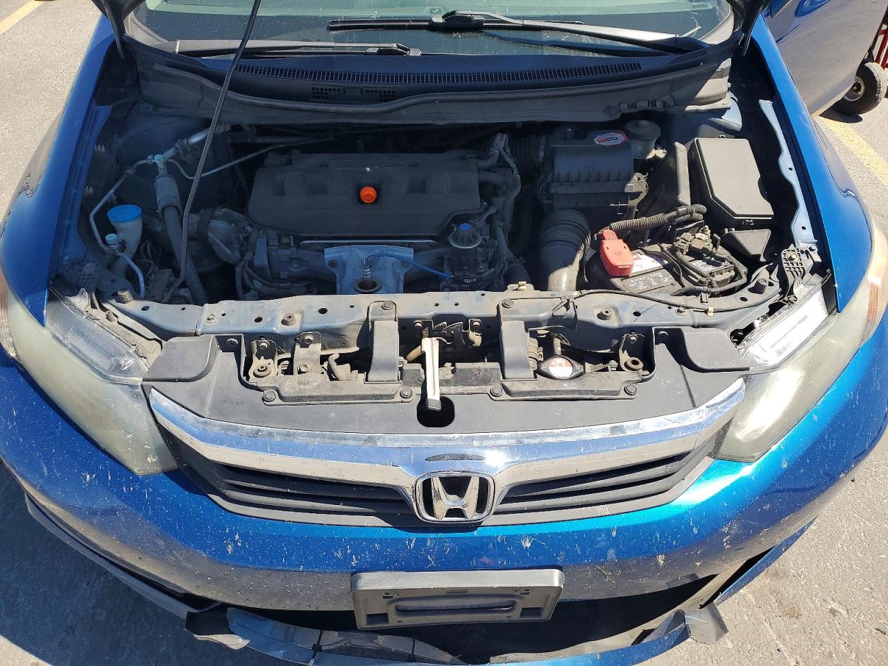 2012 Honda Civic Exl Blue vin: 2HGFB2F96CH549077