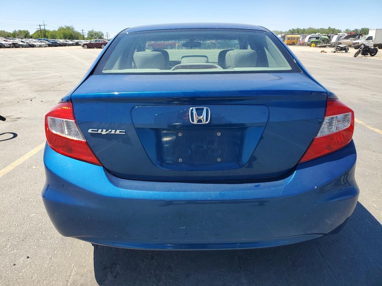 2012 Honda Civic Exl Blue vin: 2HGFB2F96CH549077