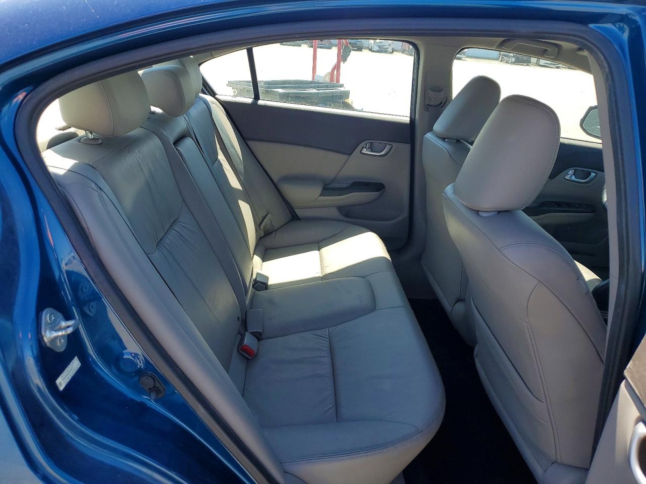 2012 Honda Civic Exl Blue vin: 2HGFB2F96CH549077