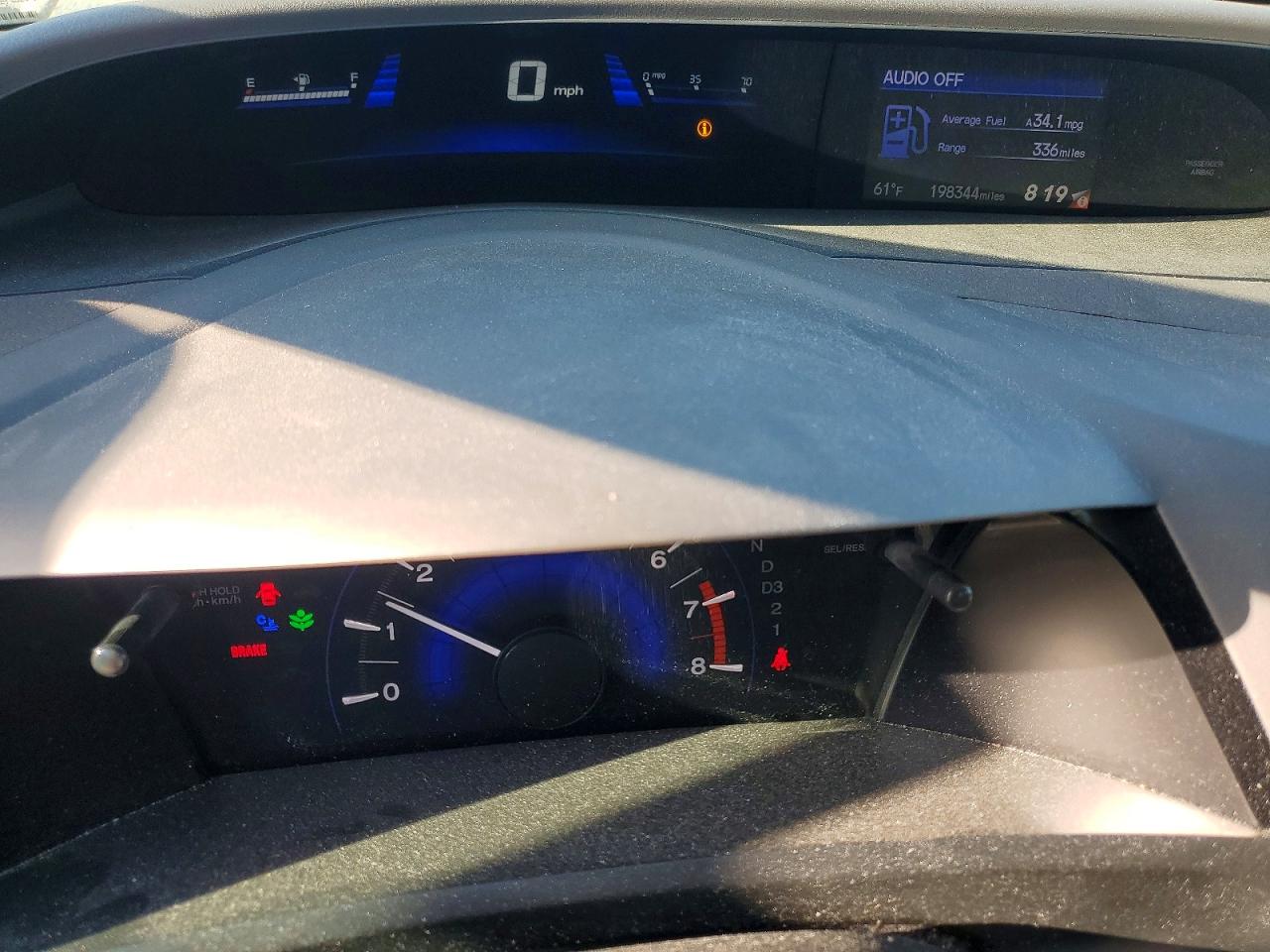 2012 Honda Civic Exl Silver vin: 2HGFB2F96CH552206