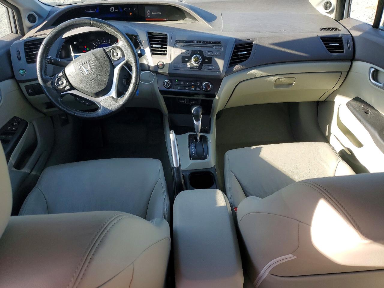 2012 Honda Civic Exl Silver vin: 2HGFB2F96CH552206