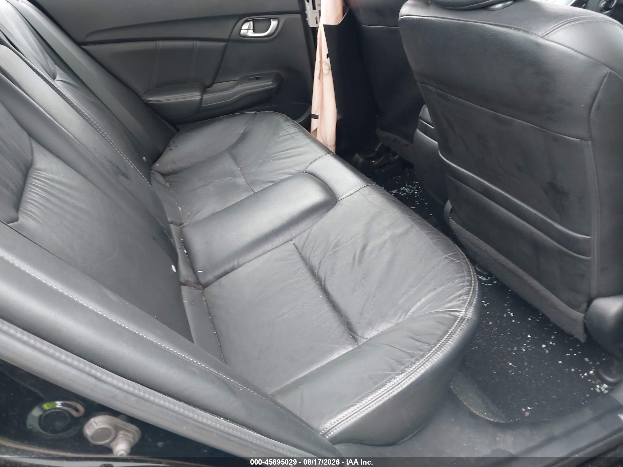 2013 Honda Civic Ex-l Black vin: 2HGFB2F96DH511995