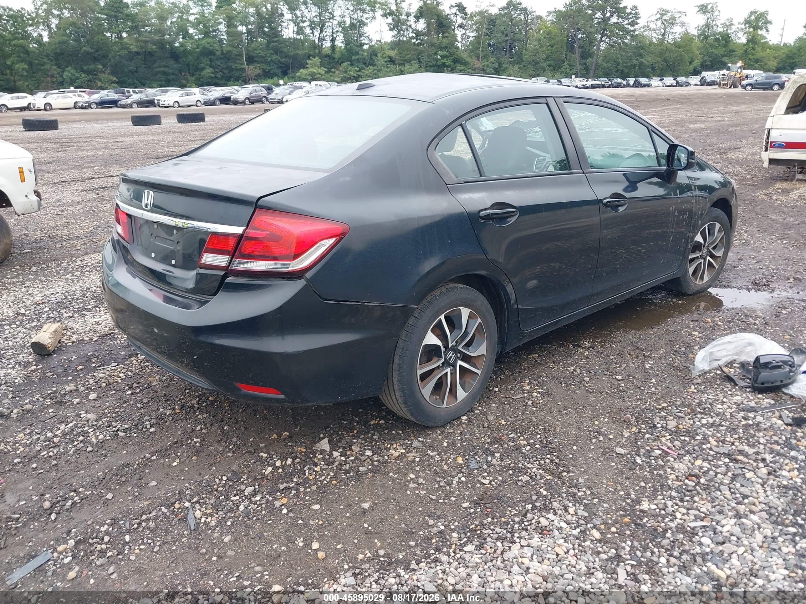 2013 Honda Civic Ex-l Black vin: 2HGFB2F96DH511995