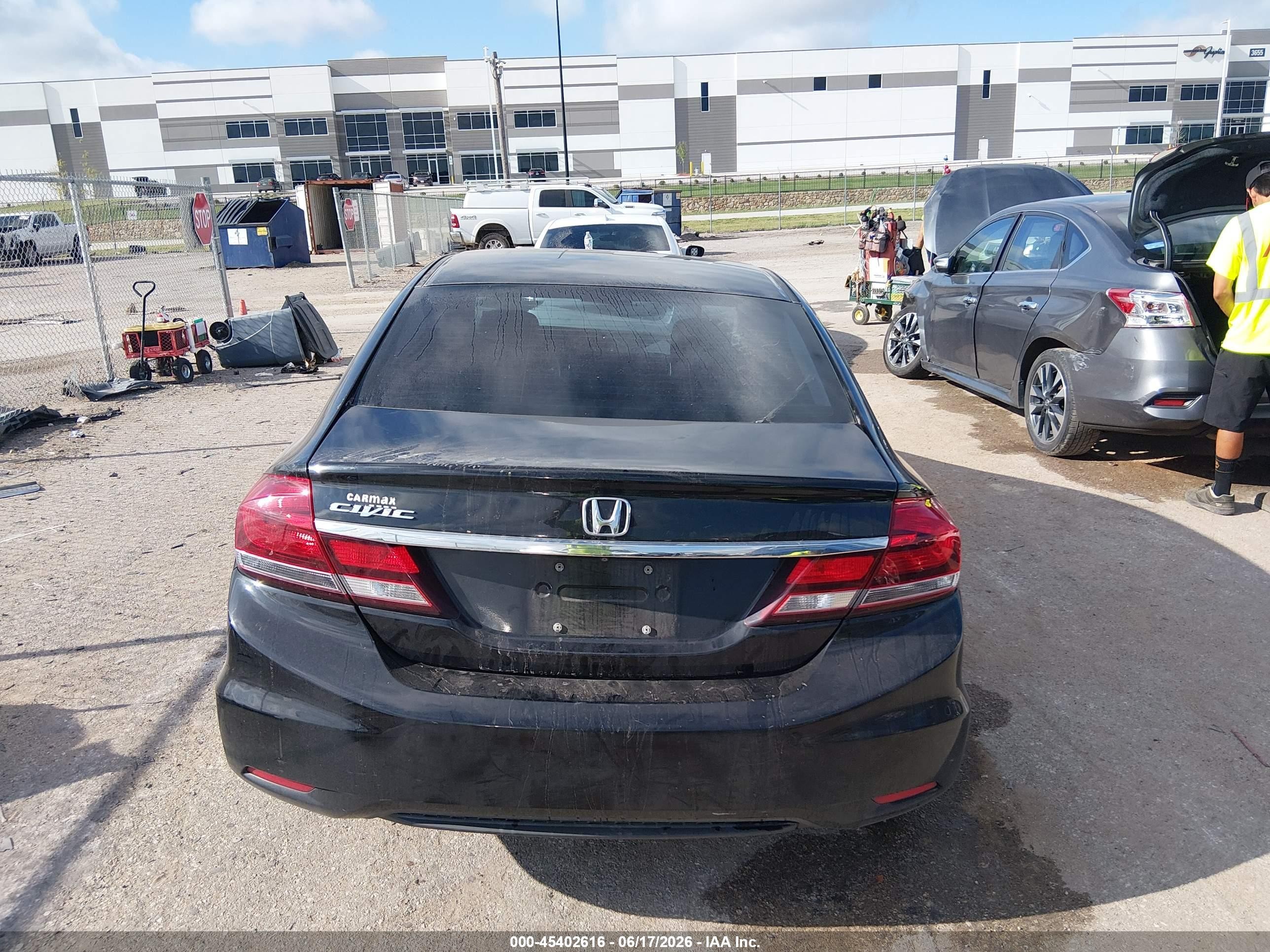 2015 Honda Civic Ex-l Black vin: 2HGFB2F96FH517752