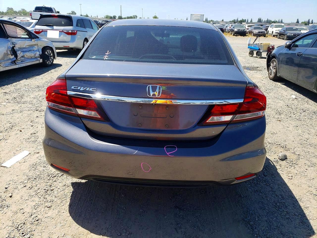 2015 Honda Civic Exl Gray vin: 2HGFB2F96FH518481