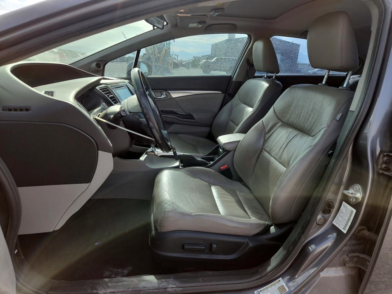 2015 Honda Civic Exl Gray vin: 2HGFB2F96FH528671