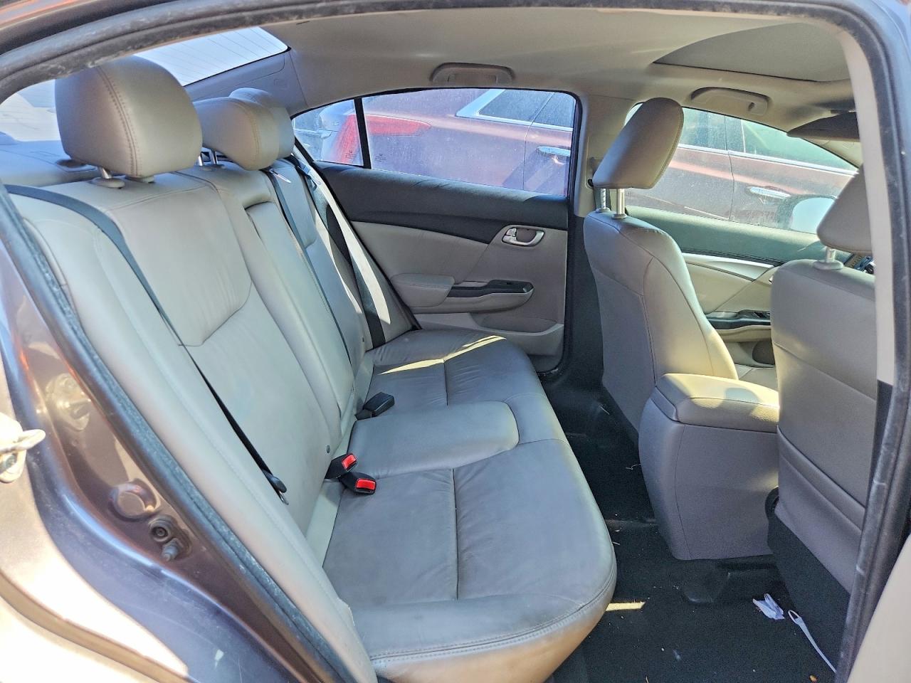 2015 Honda Civic Exl Gray vin: 2HGFB2F96FH528671