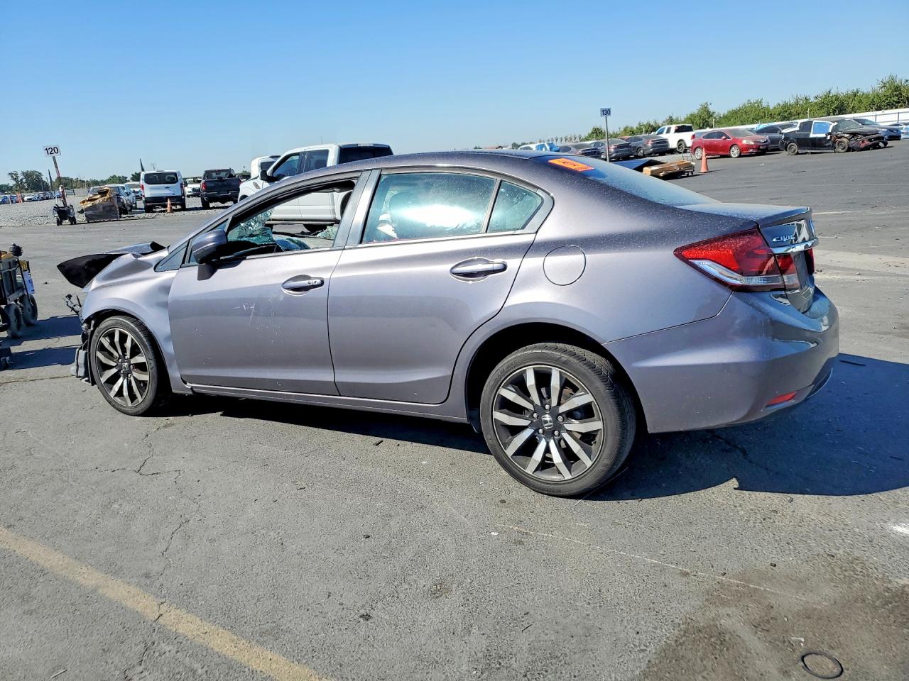 2015 Honda Civic Exl Charcoal vin: 2HGFB2F96FH529495