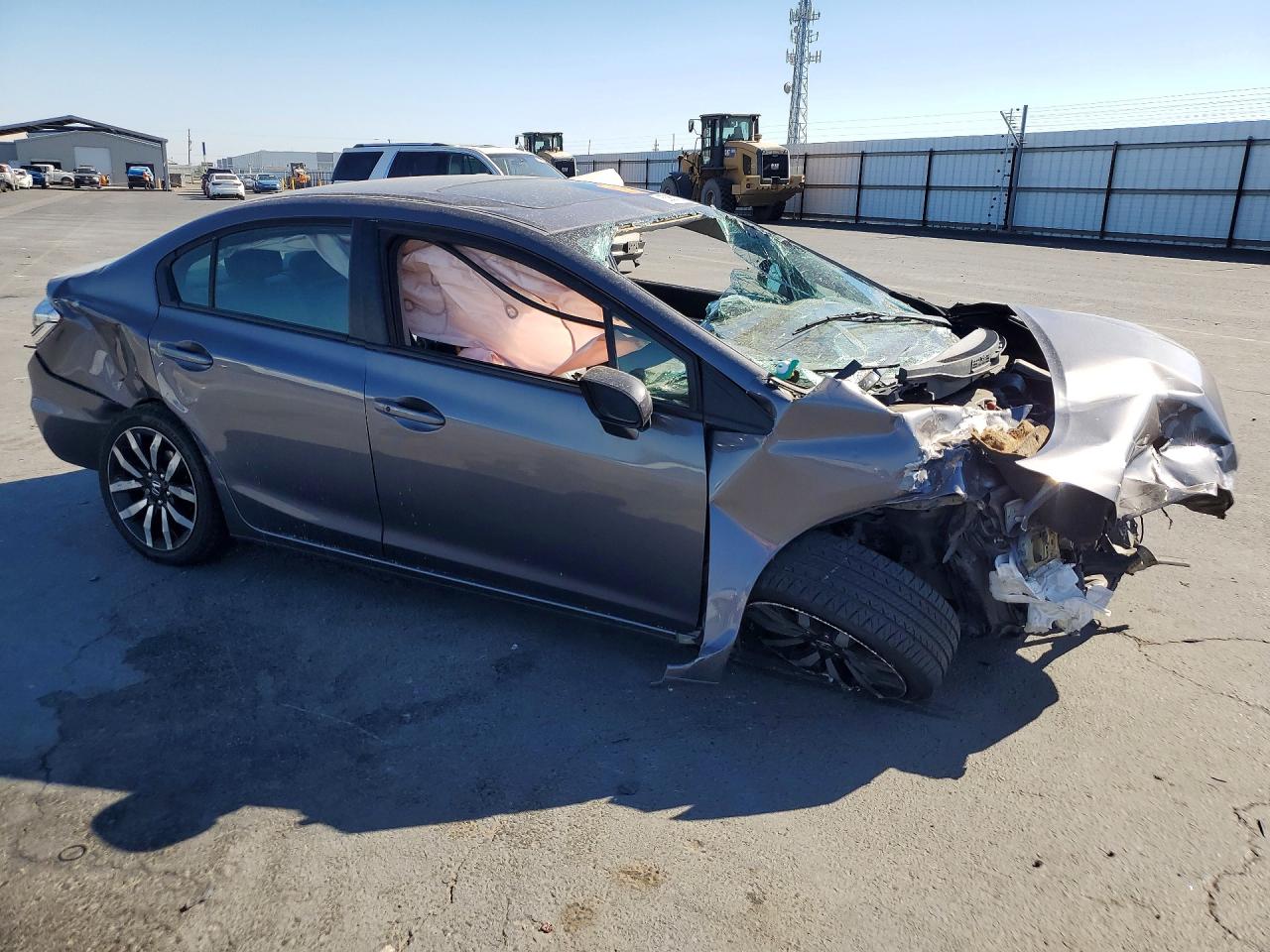 2015 Honda Civic Exl Charcoal vin: 2HGFB2F96FH529495