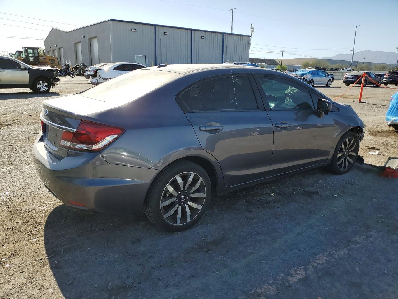 2015 Honda Civic Exl Gray vin: 2HGFB2F96FH549004