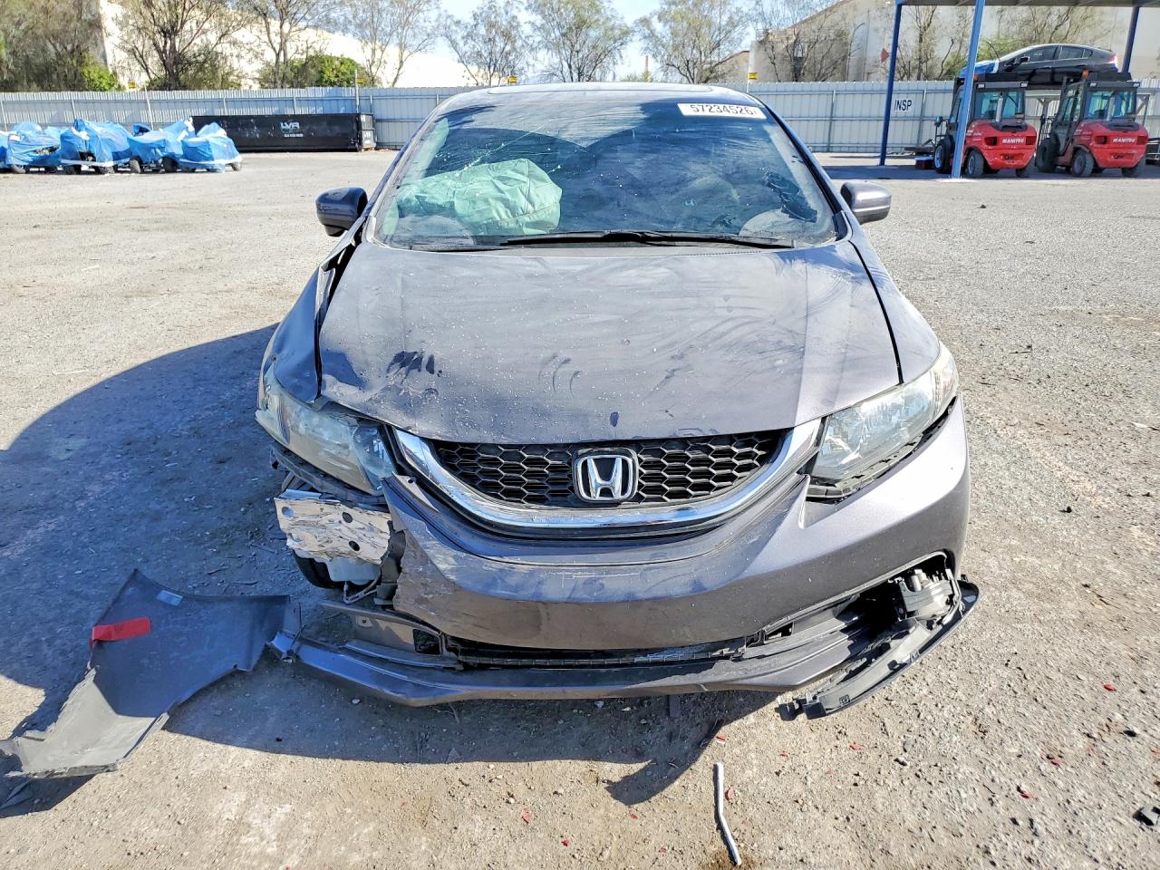 2015 Honda Civic Exl Gray vin: 2HGFB2F96FH549004