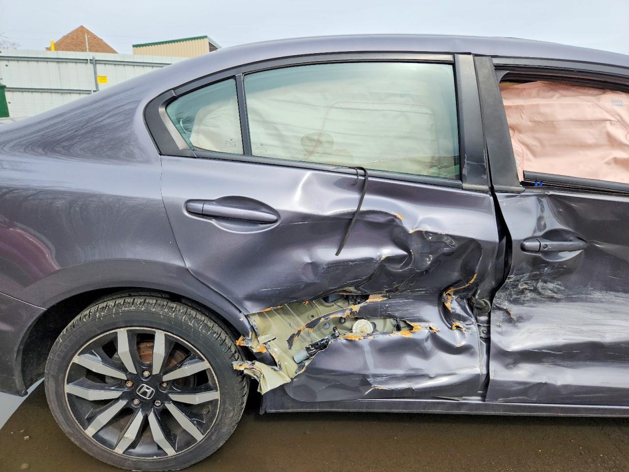2015 Honda Civic Exl Gray vin: 2HGFB2F96FH553313
