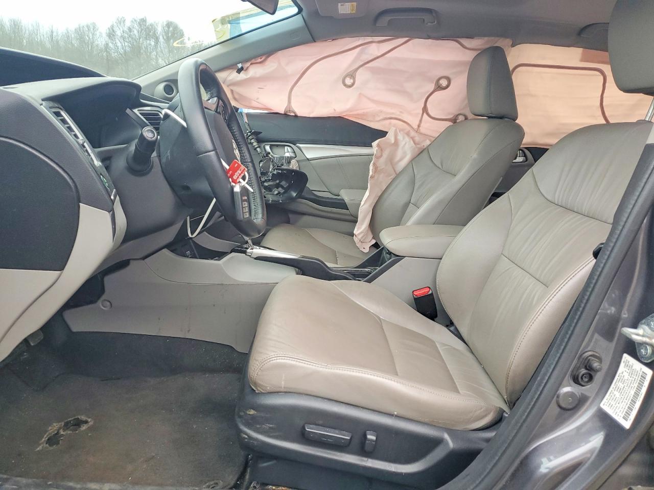 2015 Honda Civic Exl Gray vin: 2HGFB2F96FH553313