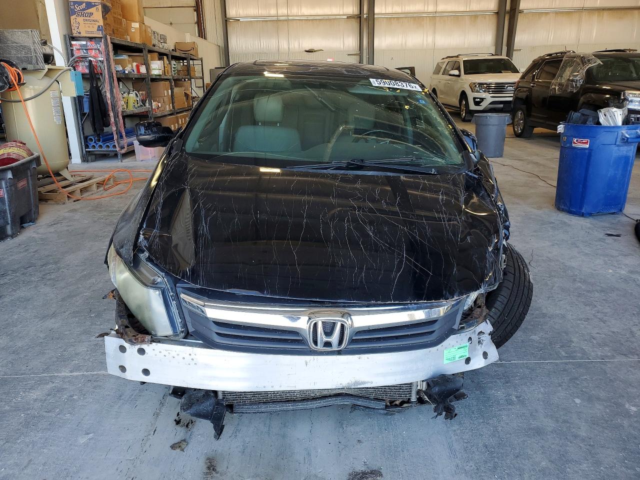2012 Honda Civic Exl Черный vin: 2HGFB2F97CH505847