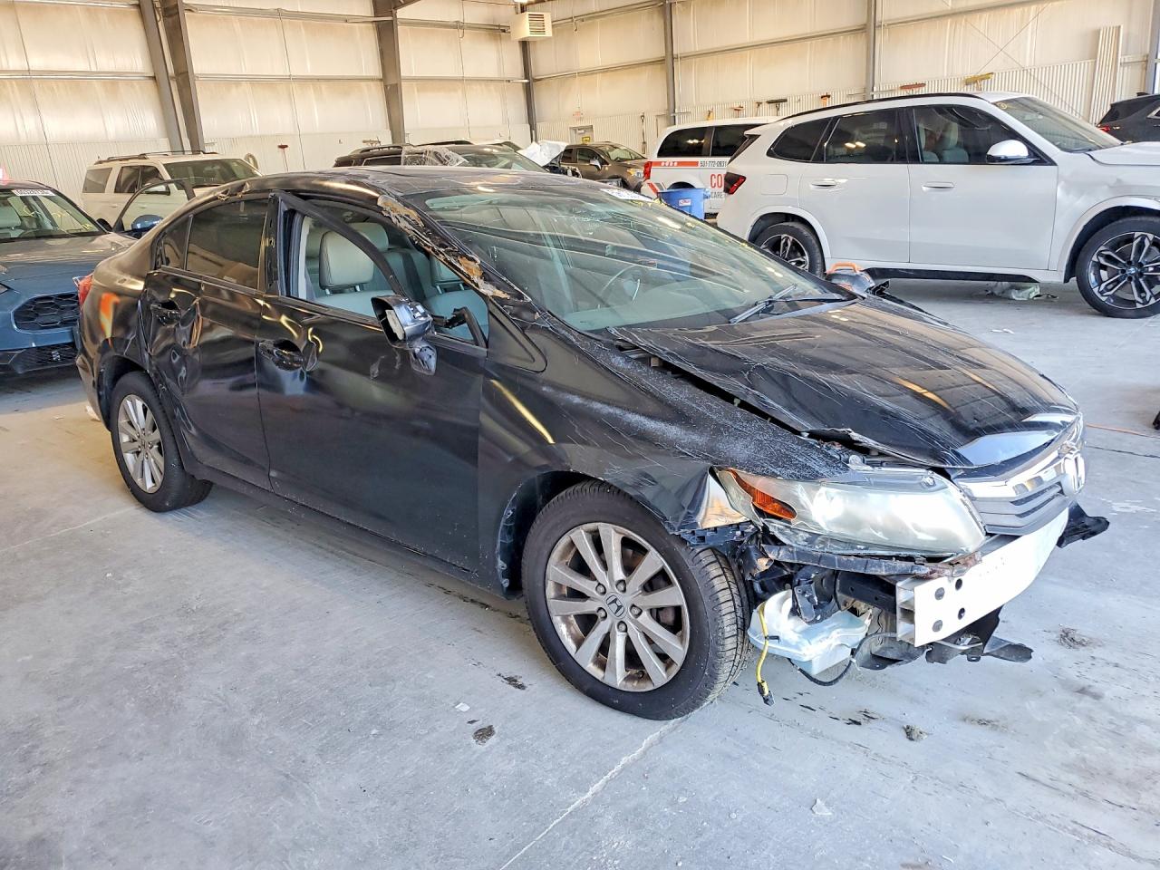 2012 Honda Civic Exl Черный vin: 2HGFB2F97CH505847