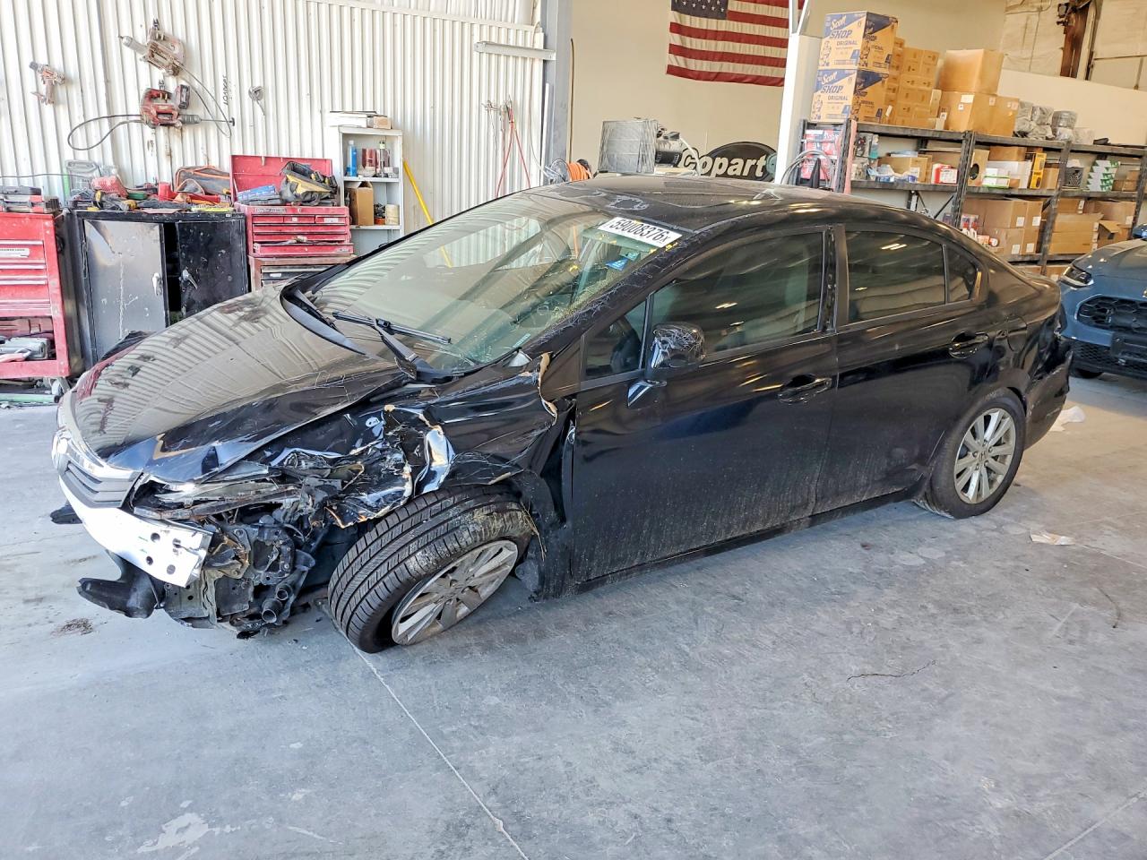 2012 Honda Civic Exl Черный vin: 2HGFB2F97CH505847