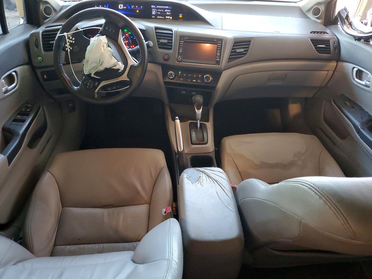 2012 Honda Civic Exl Черный vin: 2HGFB2F97CH505847