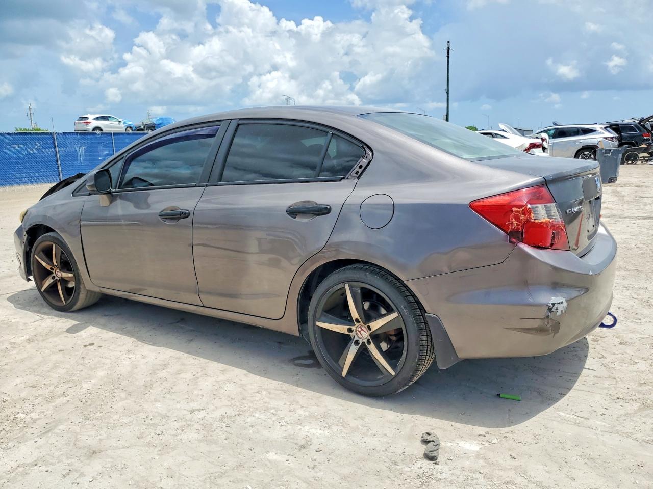 2012 Honda Civic Exl Gray vin: 2HGFB2F97CH525063