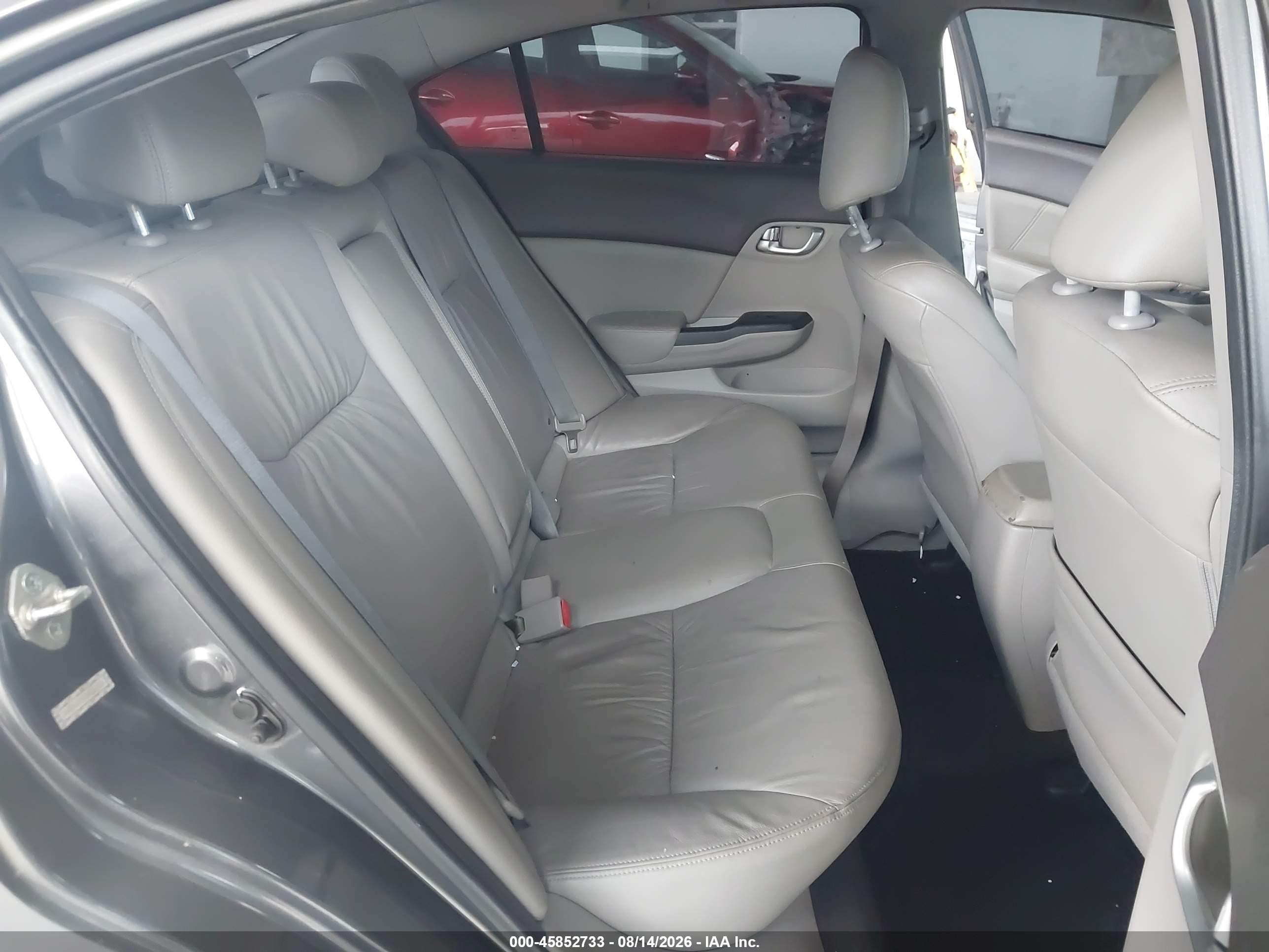 2012 Honda Civic Ex-l Gray vin: 2HGFB2F97CH531073