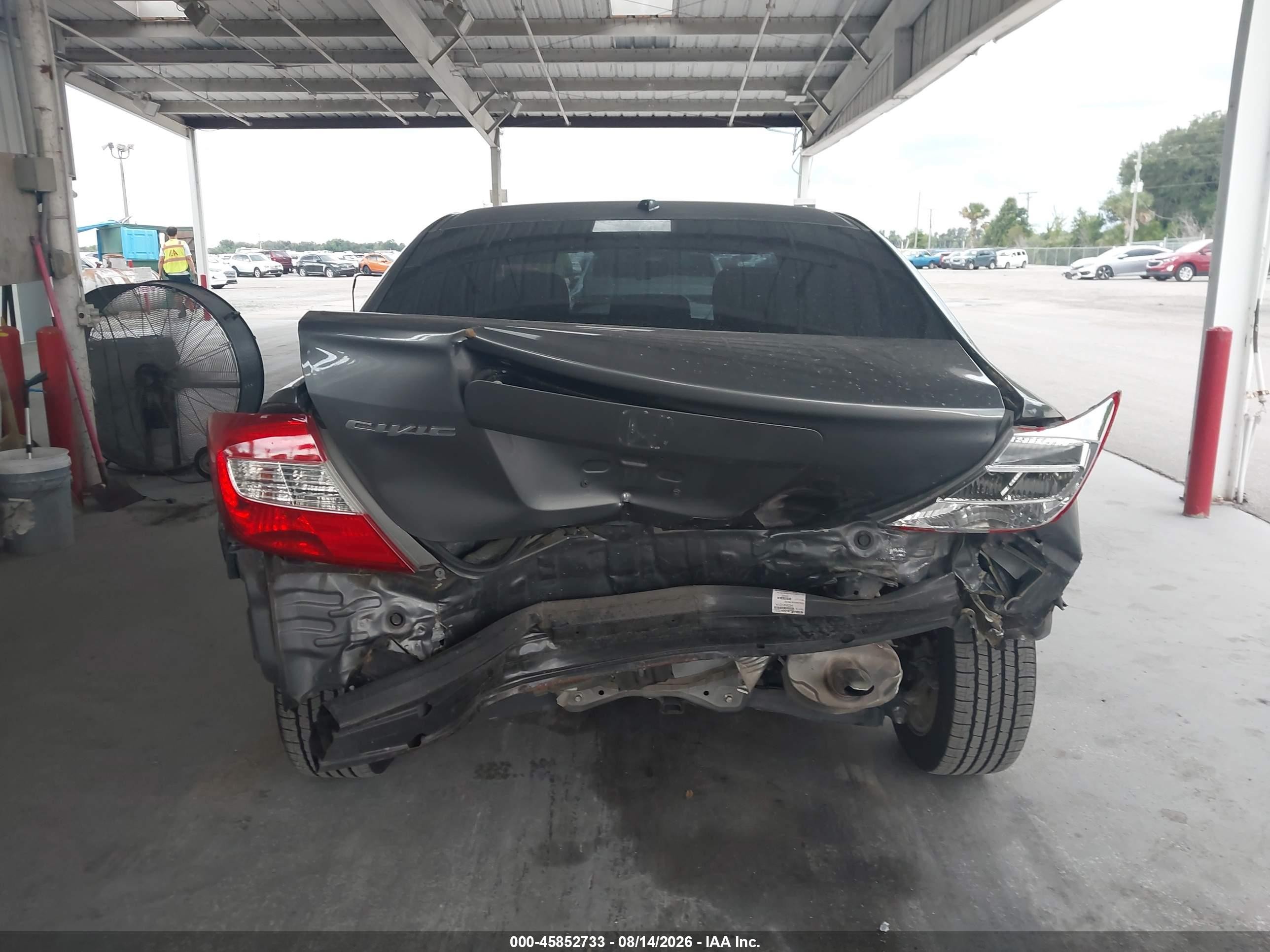 2012 Honda Civic Ex-l Gray vin: 2HGFB2F97CH531073