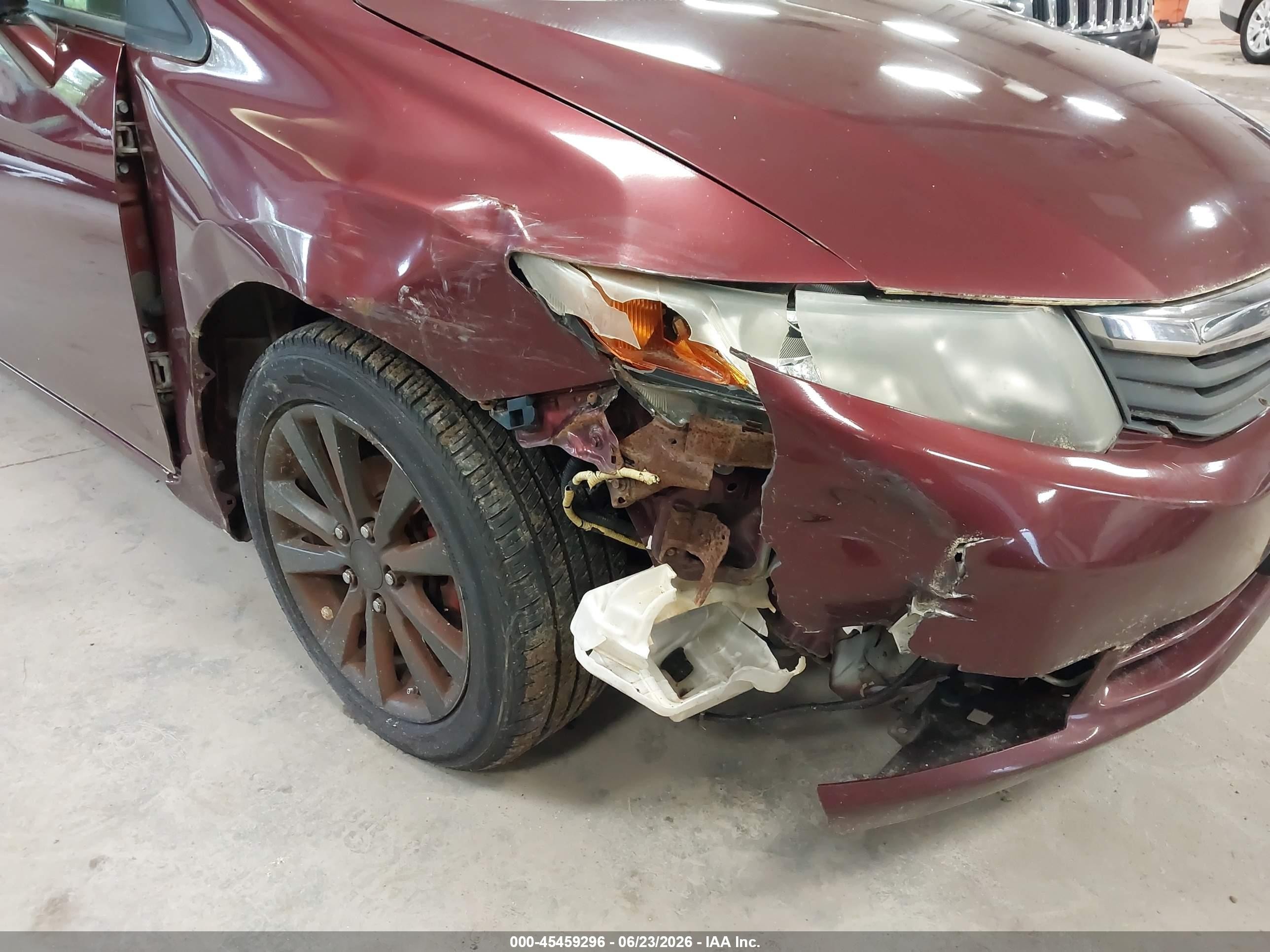2012 Honda Civic Ex-l Maroon vin: 2HGFB2F97CH546348