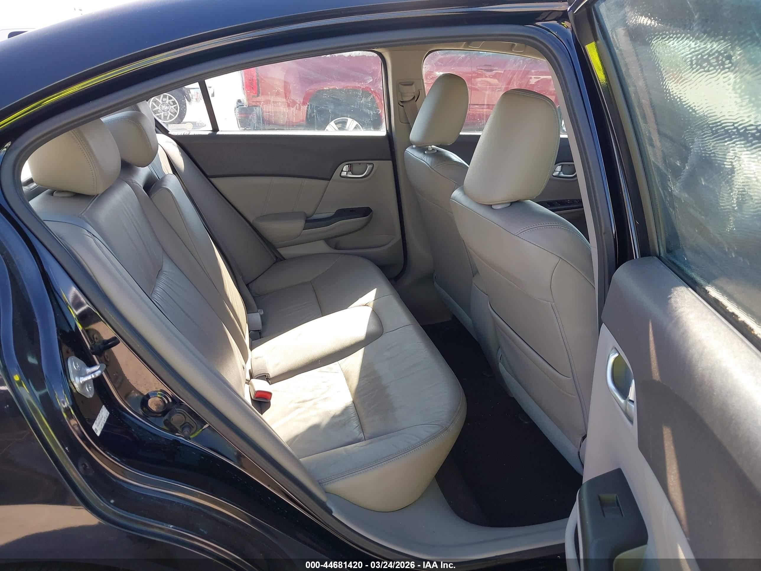 2012 Honda Civic Ex-l Black vin: 2HGFB2F97CH551467