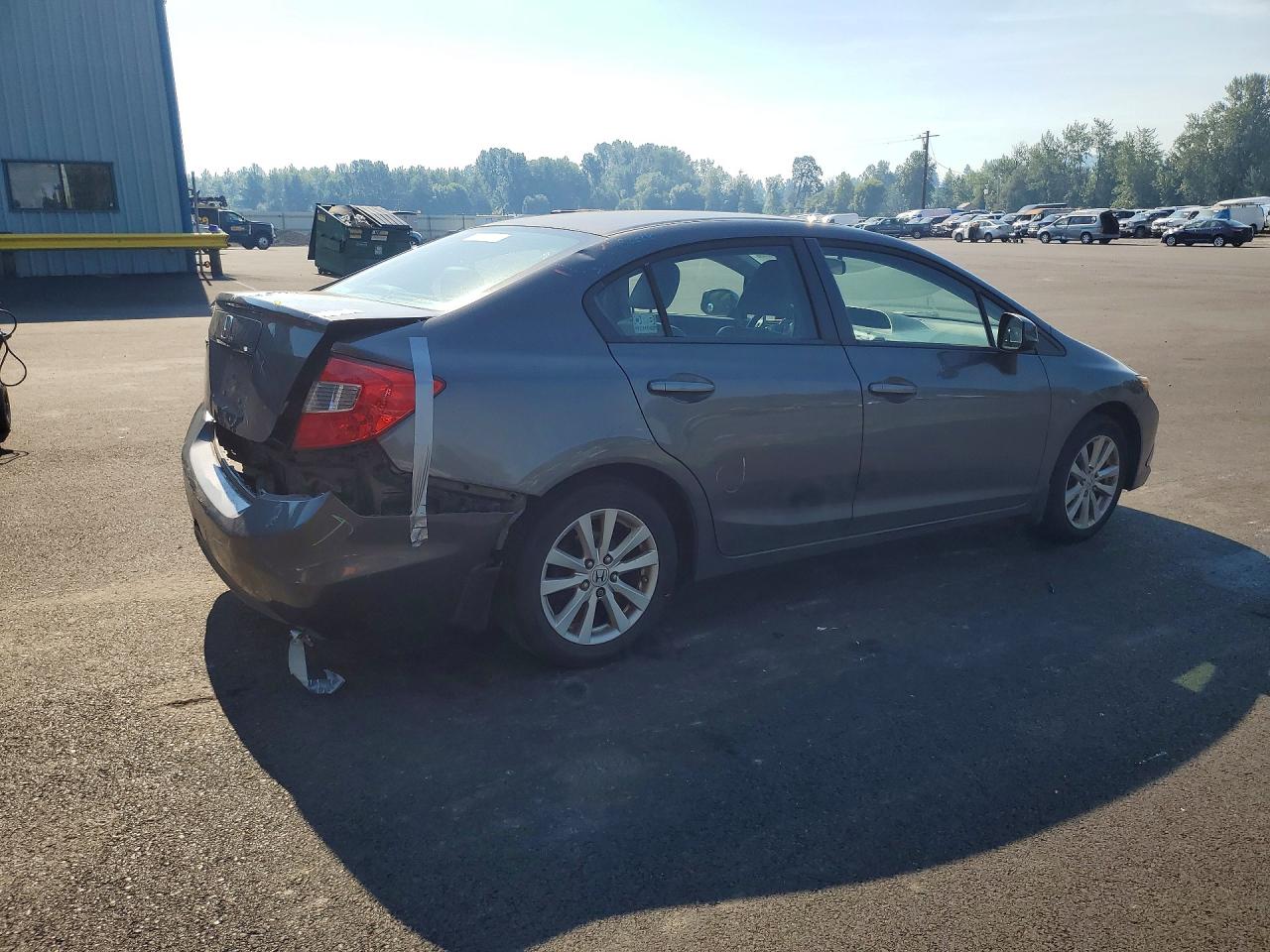 2012 Honda Civic Exl Charcoal vin: 2HGFB2F97CH578491