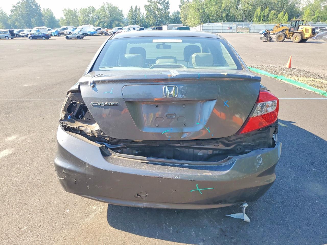 2012 Honda Civic Exl Charcoal vin: 2HGFB2F97CH578491