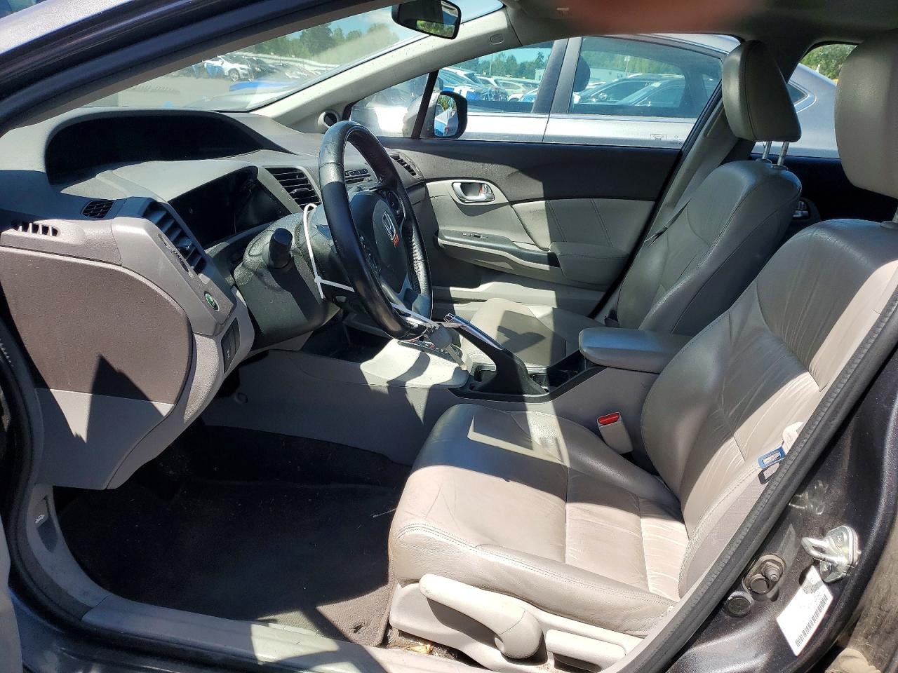 2012 Honda Civic Exl Charcoal vin: 2HGFB2F97CH578491