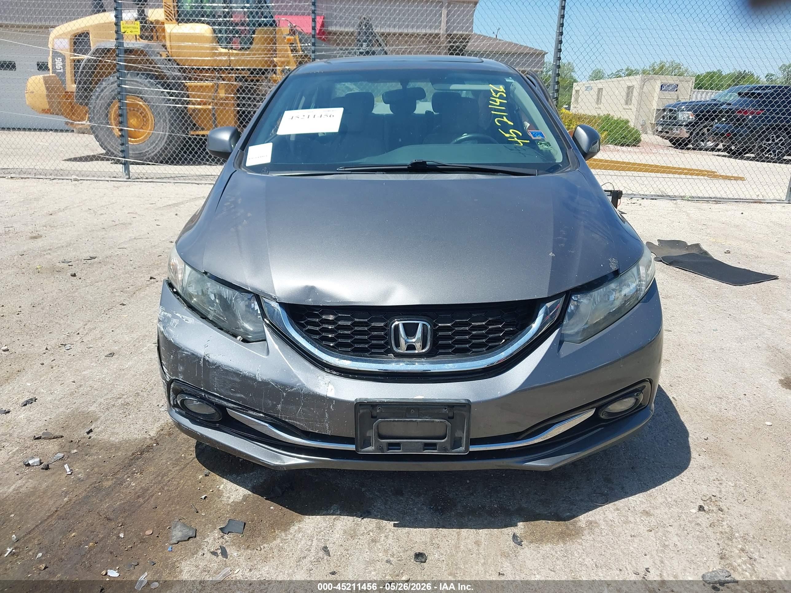 2013 Honda Civic Ex-l Gray vin: 2HGFB2F97DH520236