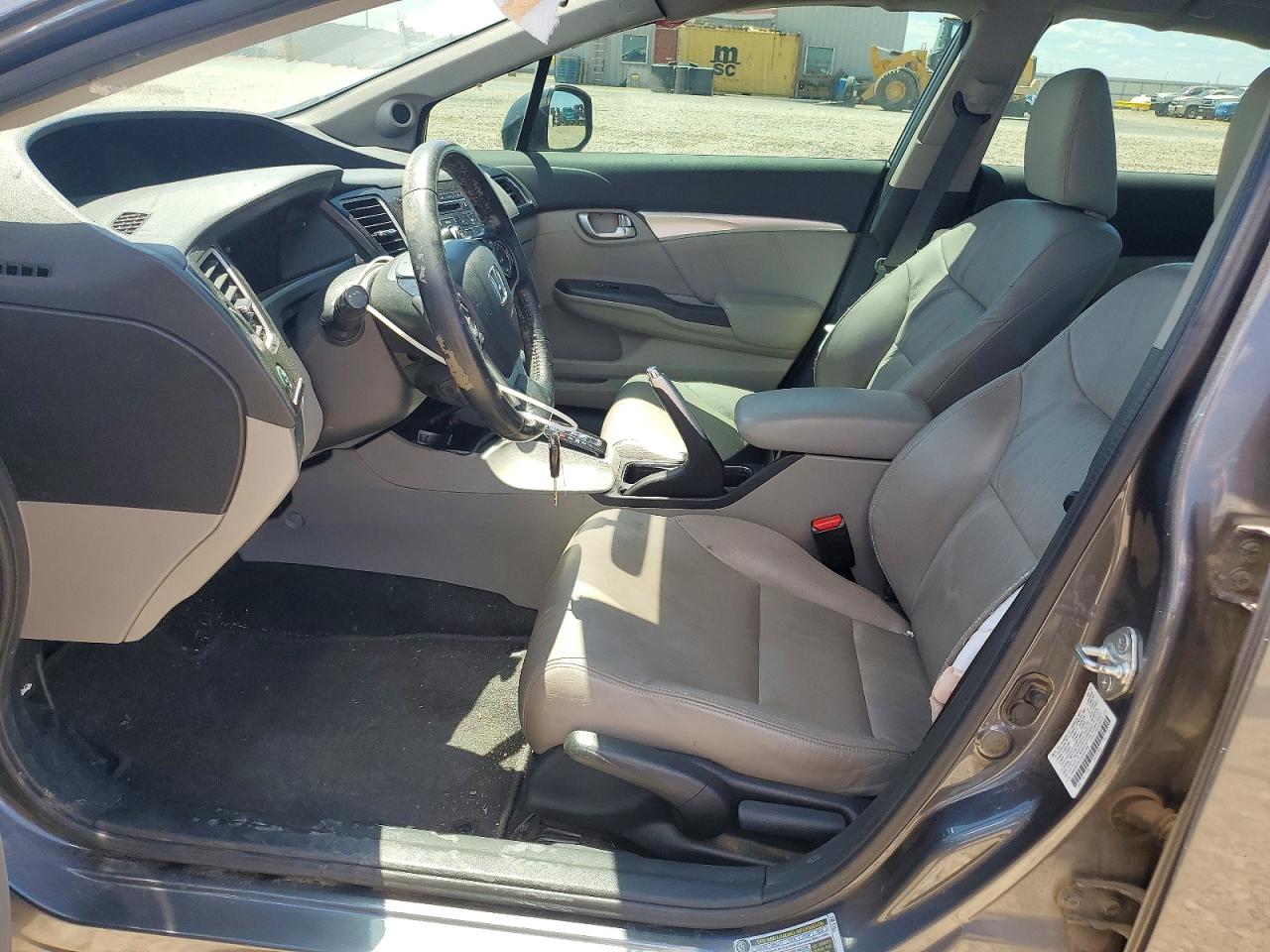 2013 Honda Civic Exl Gray vin: 2HGFB2F97DH543788