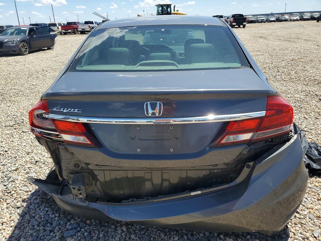 2013 Honda Civic Exl Gray vin: 2HGFB2F97DH543788