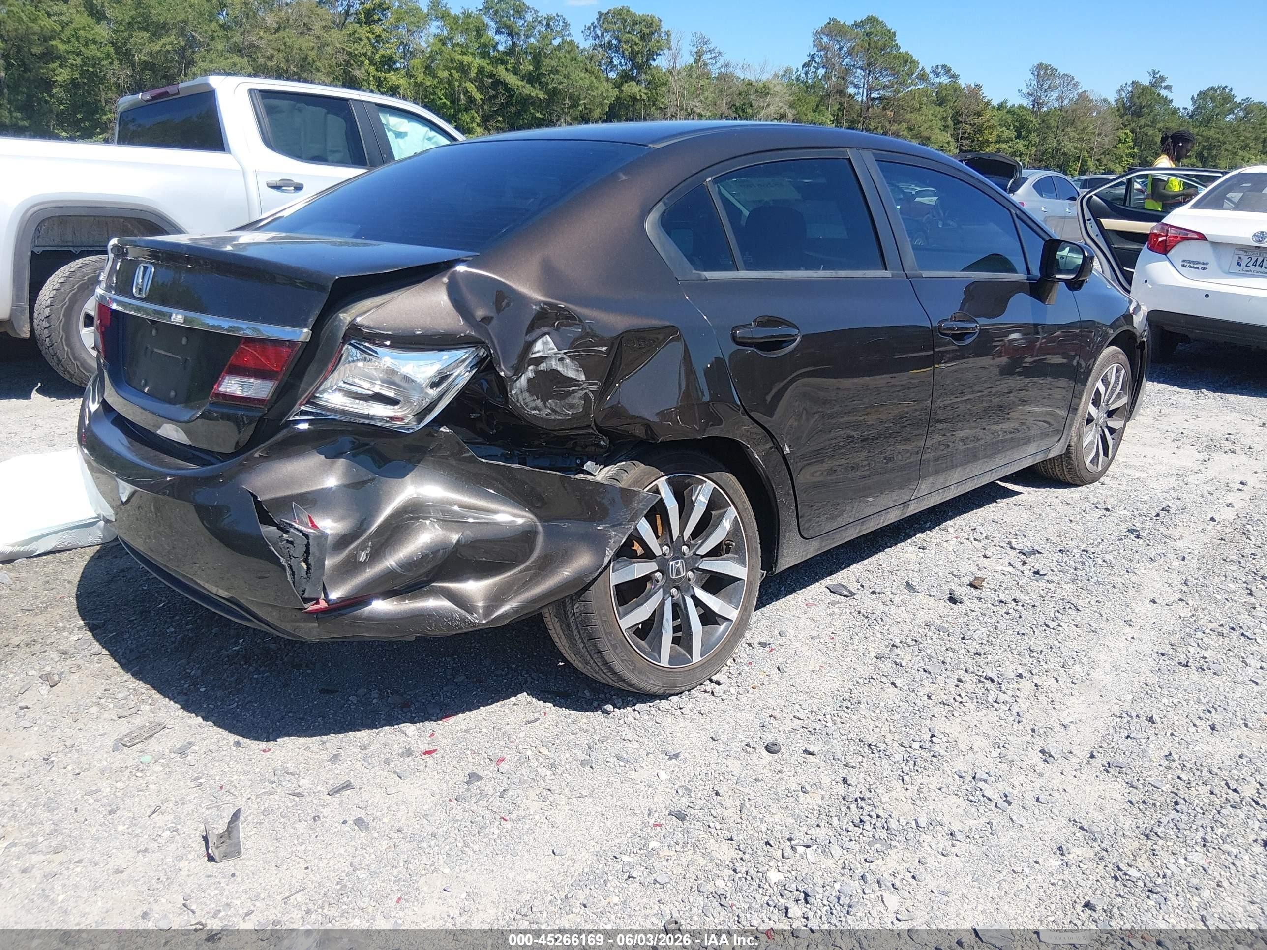 2014 Honda Civic Ex-l Brown vin: 2HGFB2F97EH501753